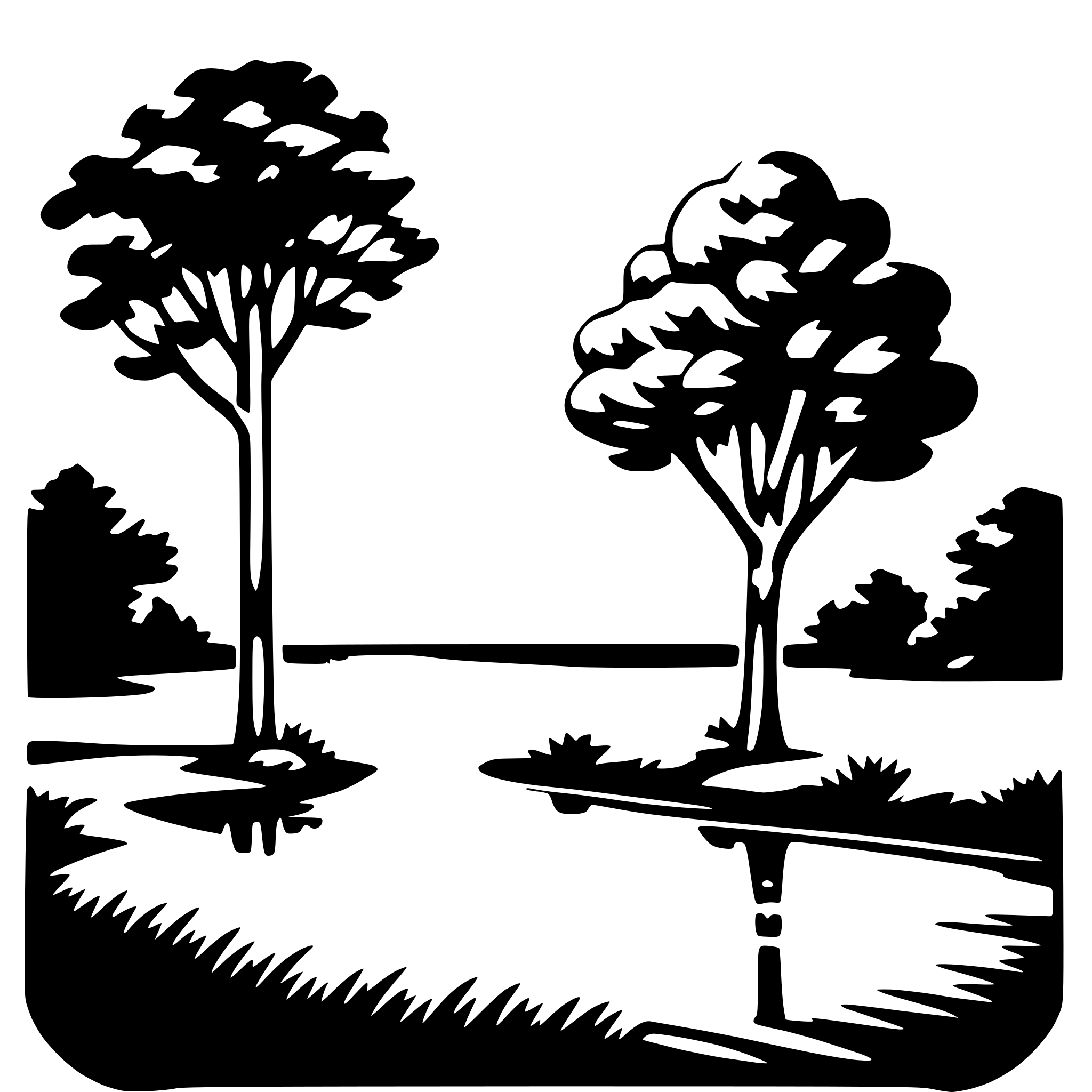 AI-generated SVG of a nature tranquility