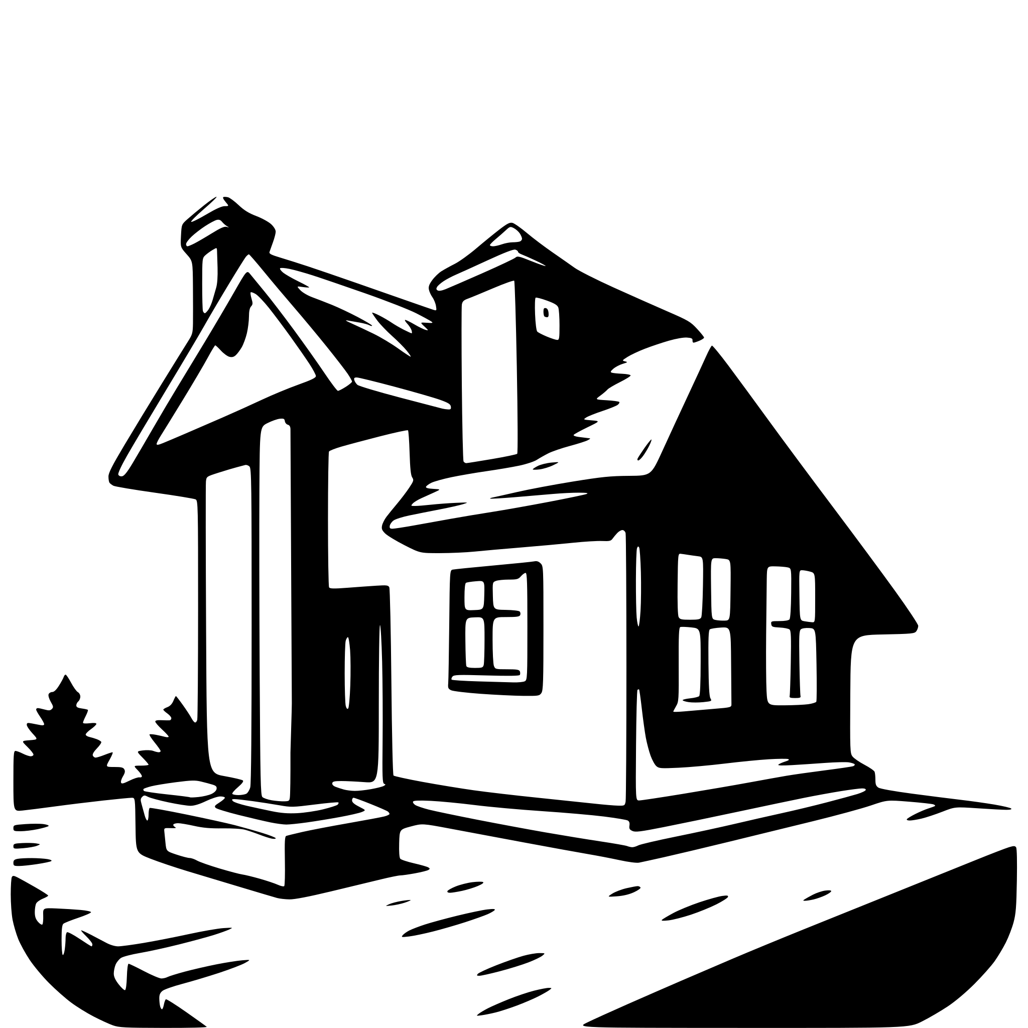 AI-generated SVG of a house roof