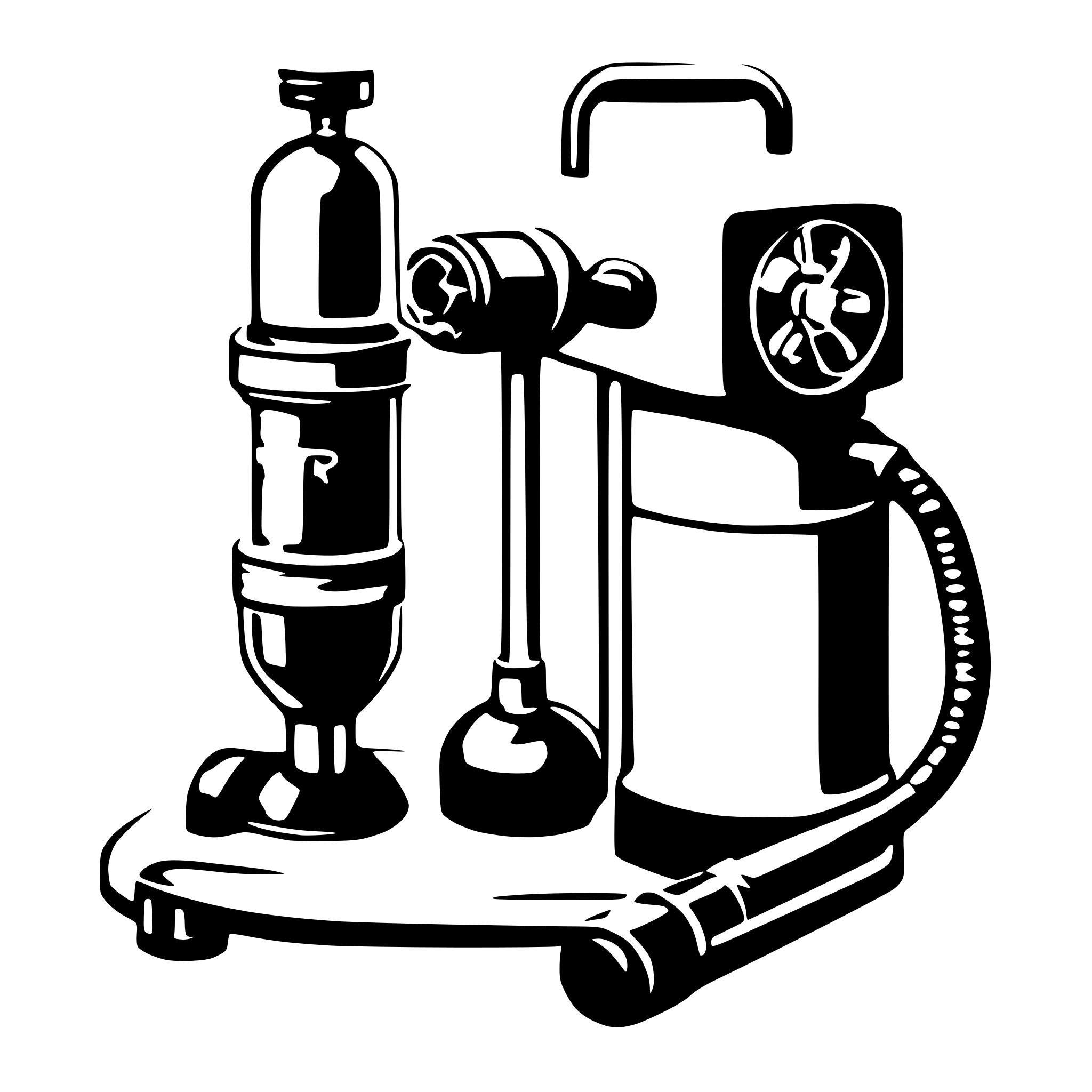 AI-generated SVG of a Respiratory Therapy Equipment