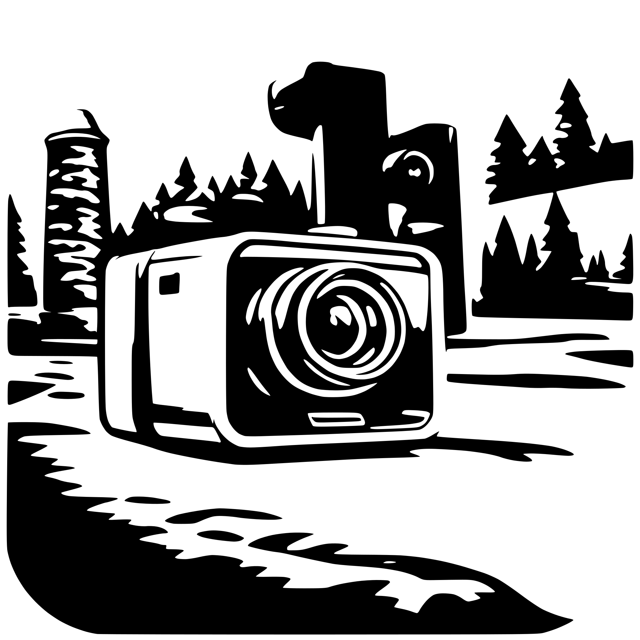 AI-generated SVG of 'video survailiance camera'