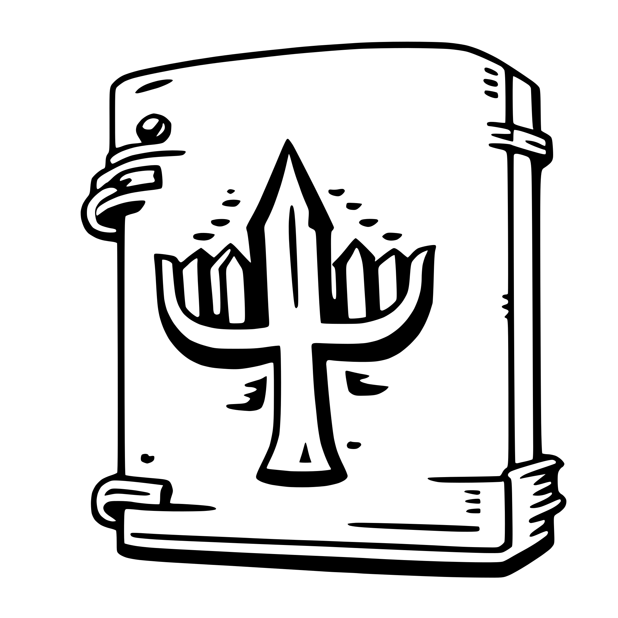 AI-generated SVG of a love spell book