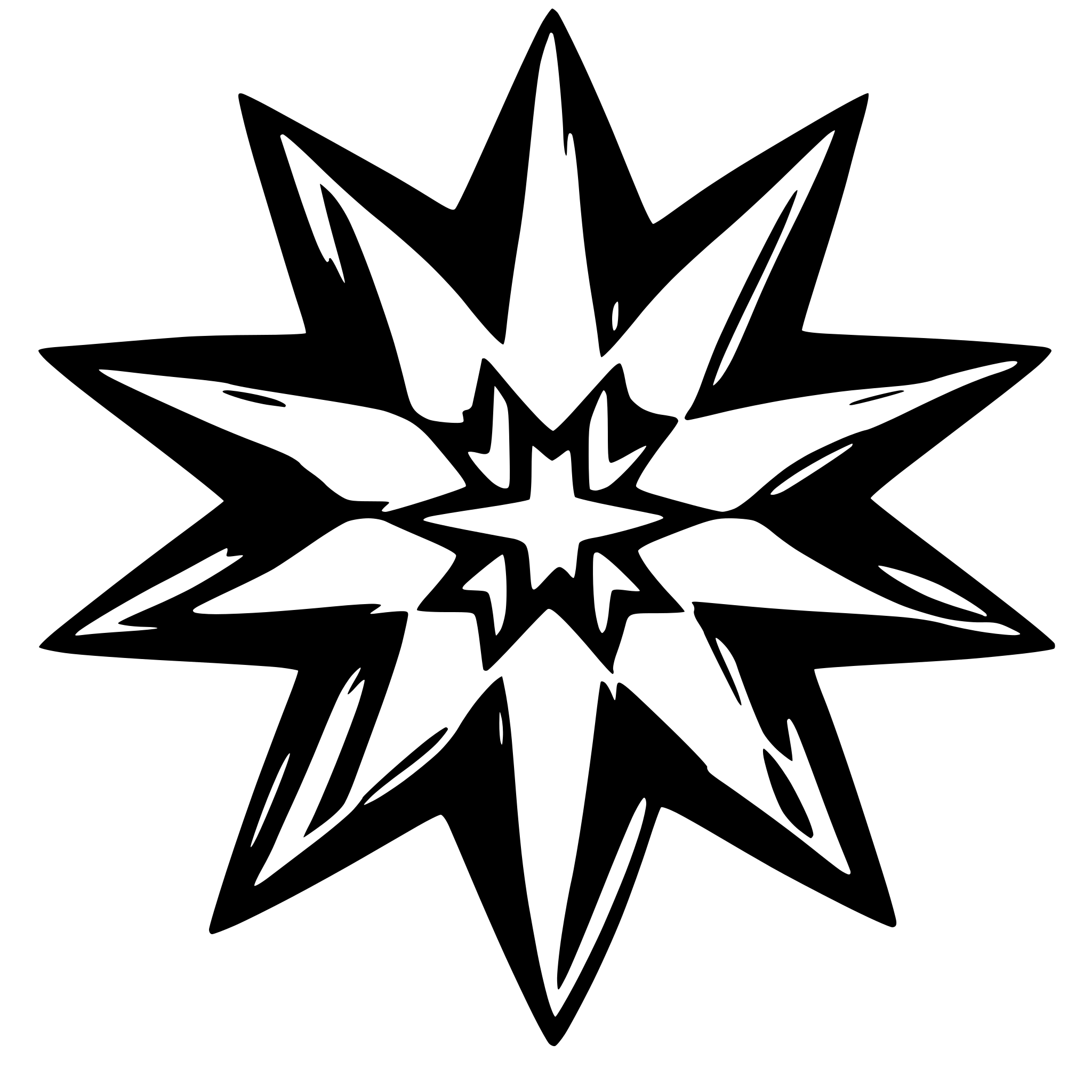 AI-generated SVG of a star
