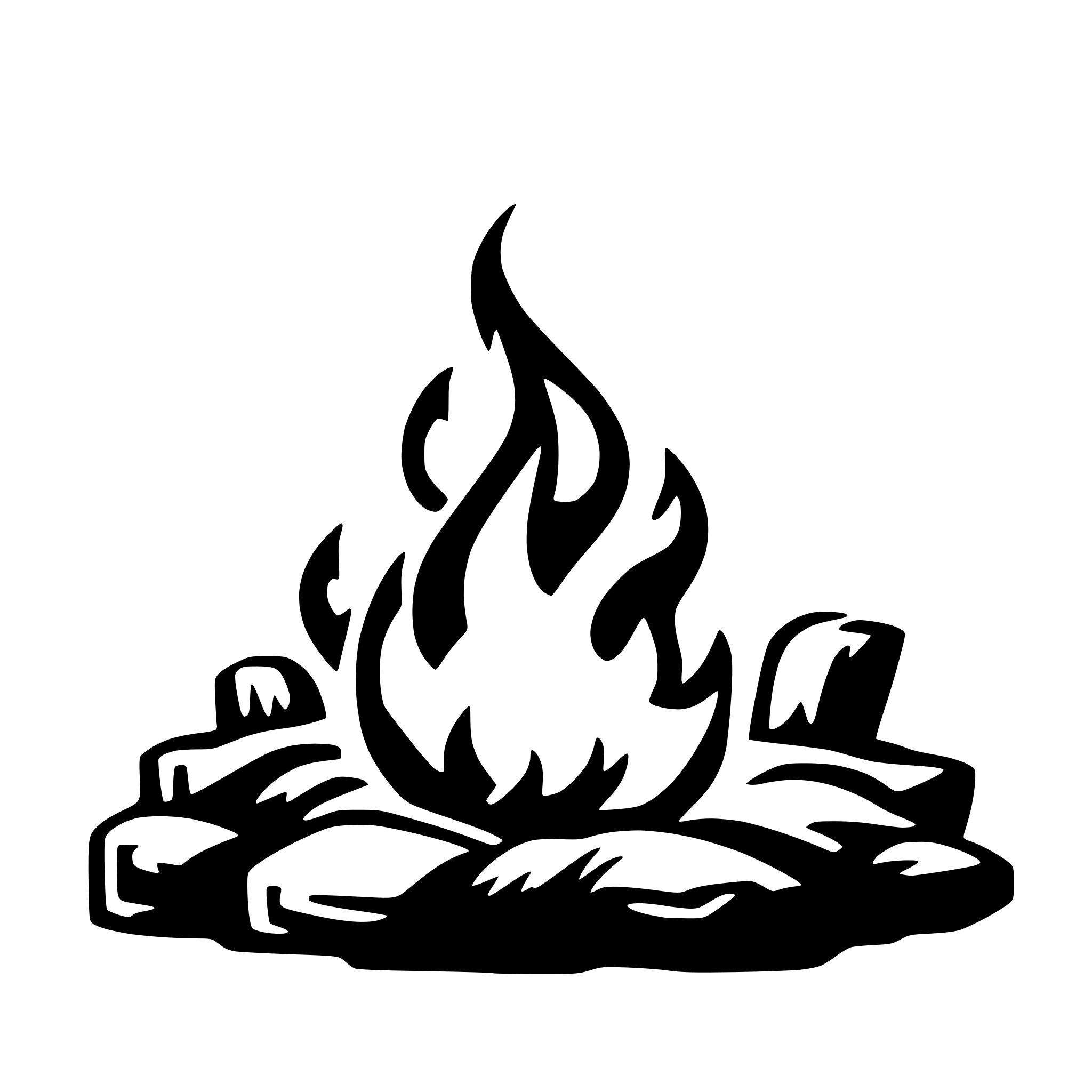 AI-generated SVG of 'litle fire flame'