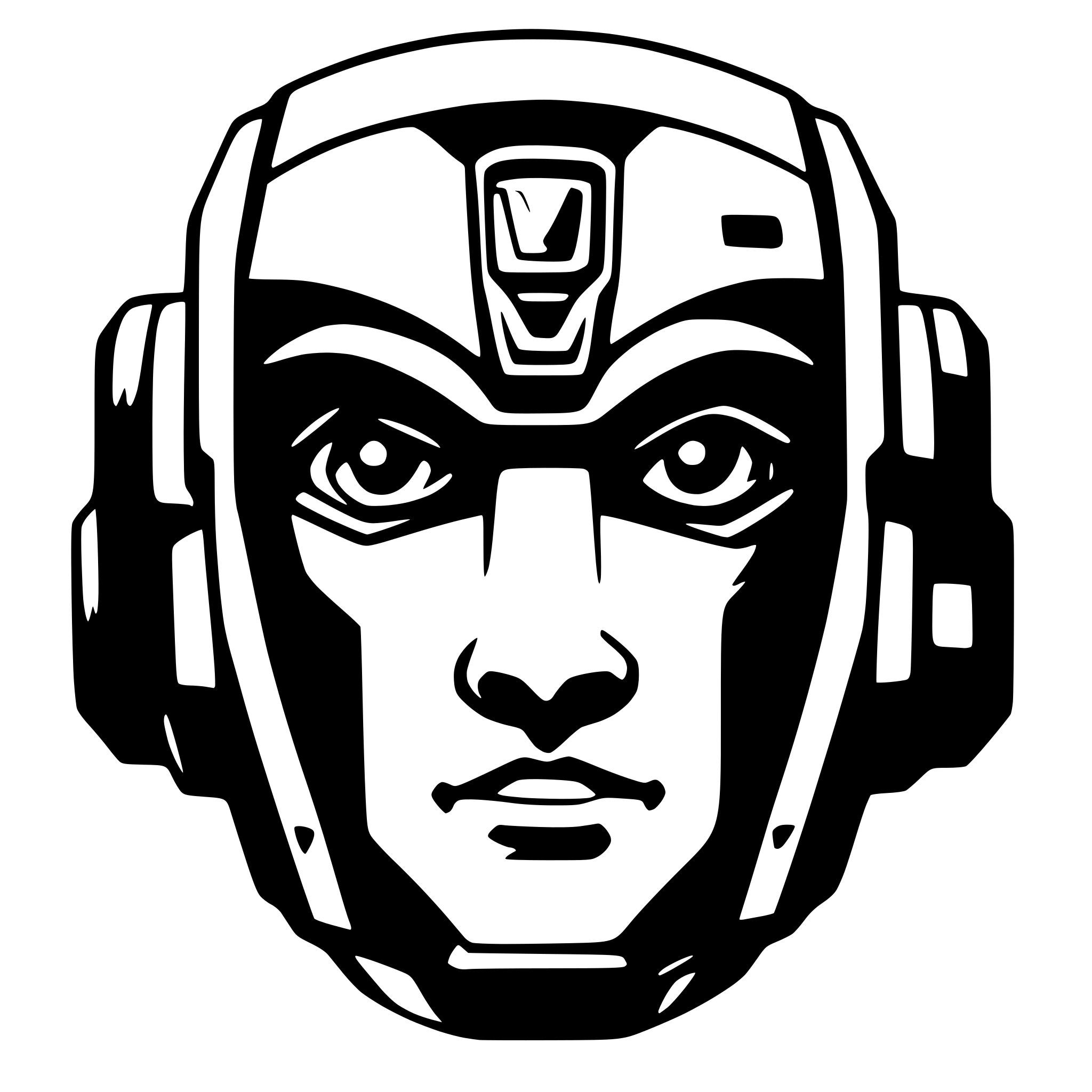 AI-generated SVG of a voltron