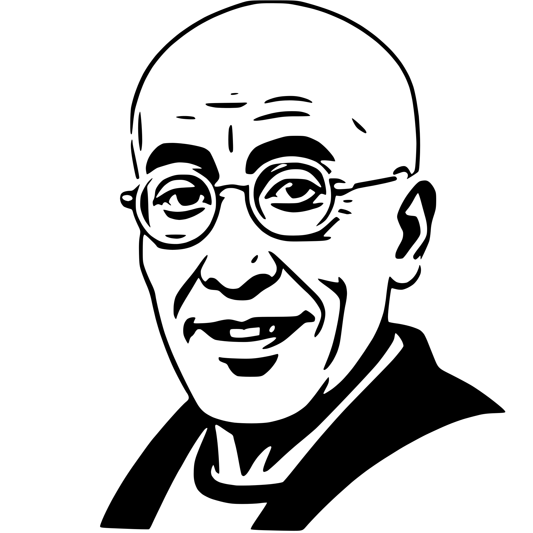 AI-generated SVG of 'dalai lama'