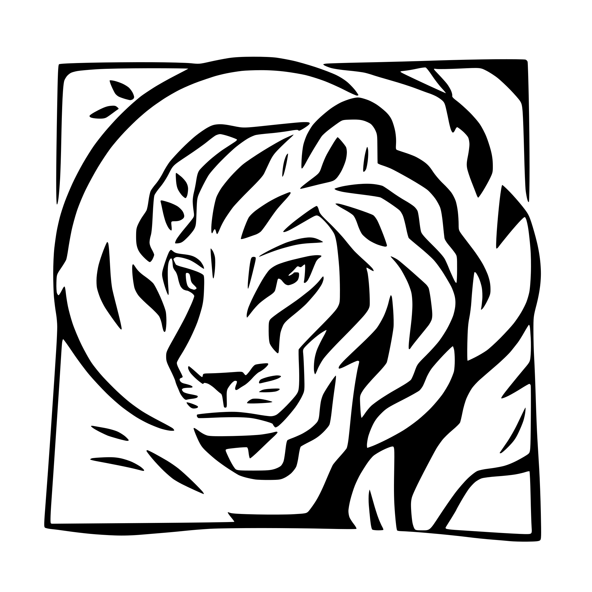 AI-generated SVG of a lion