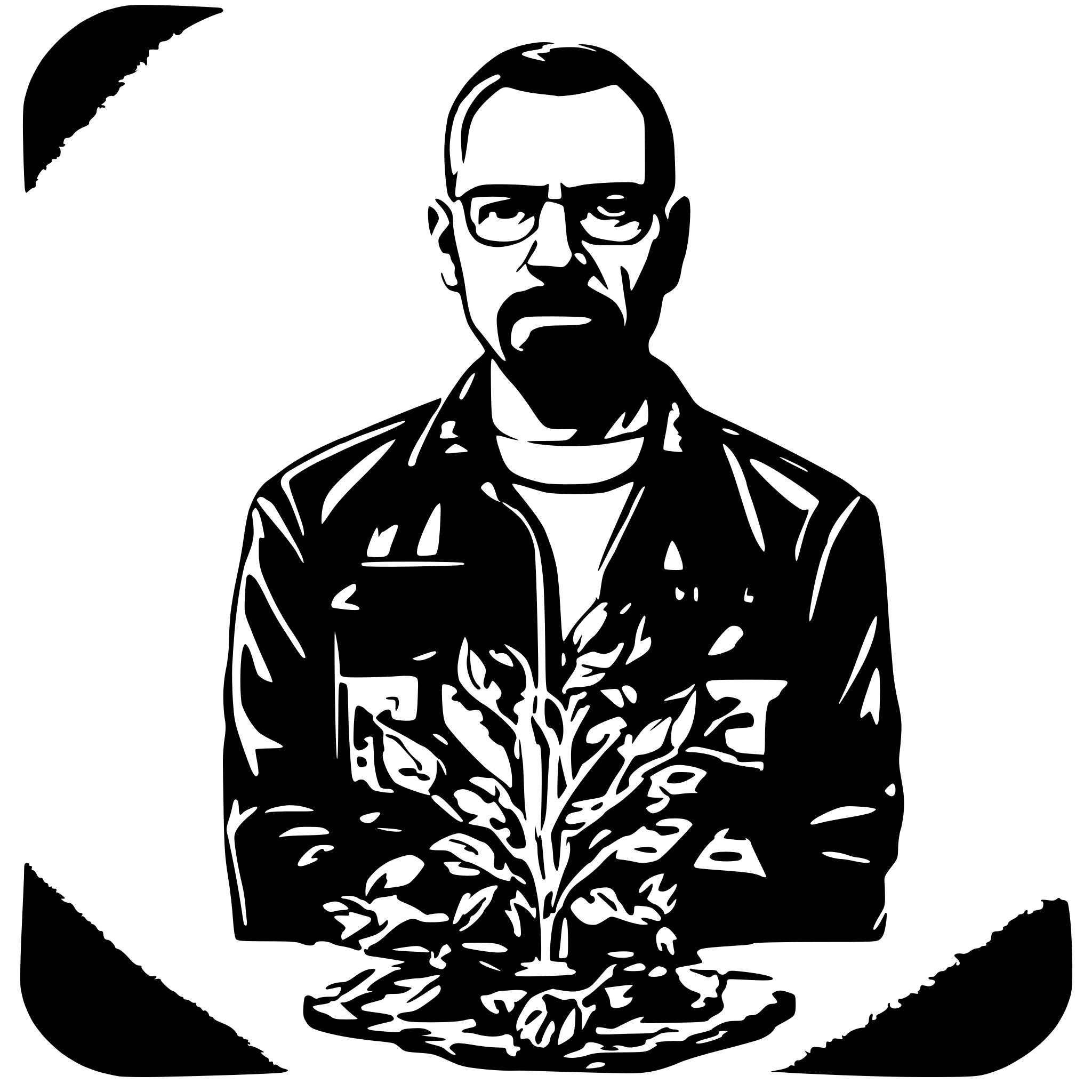 AI-generated SVG of 'Breaking bad poster'