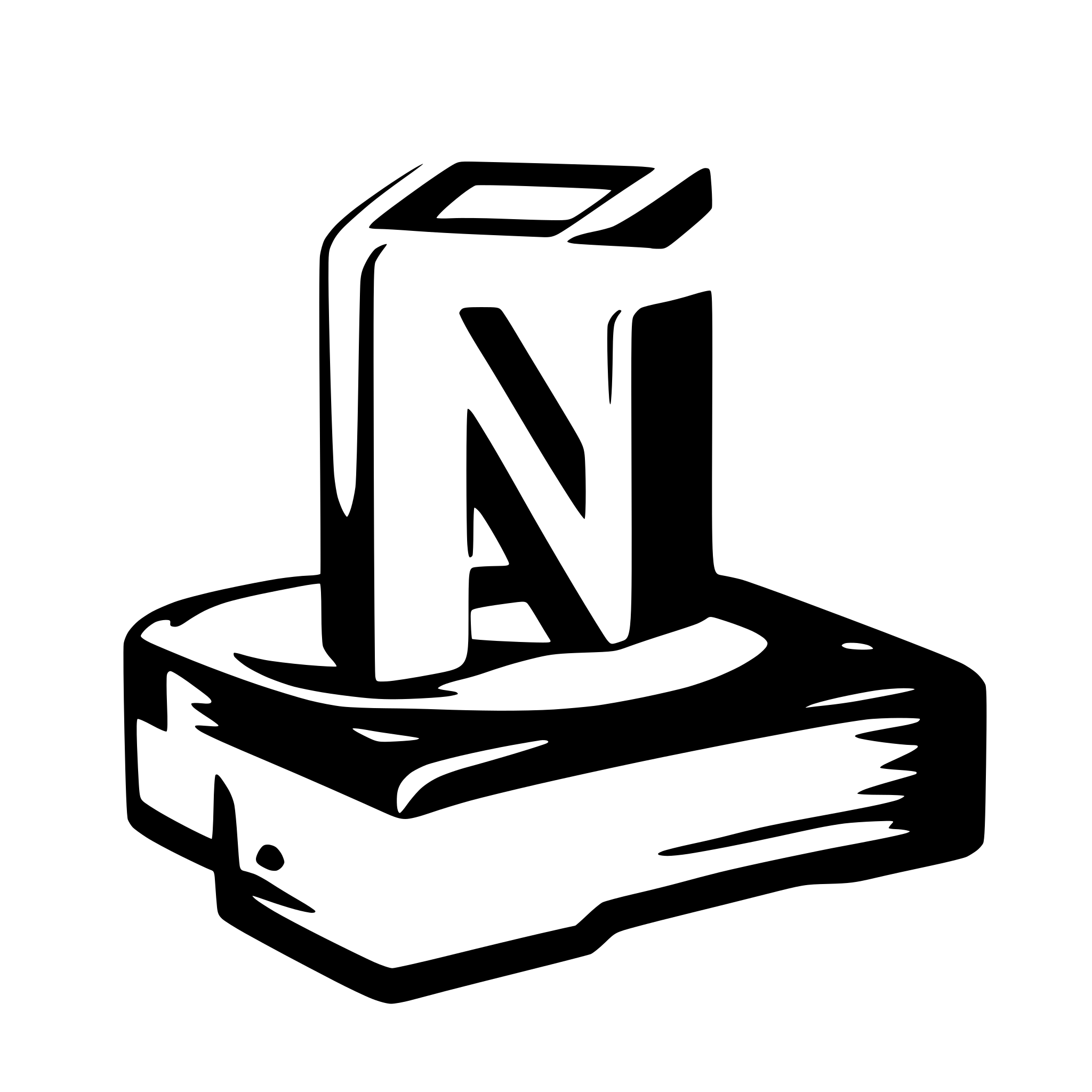 AI-generated SVG of 'contains only N letter'