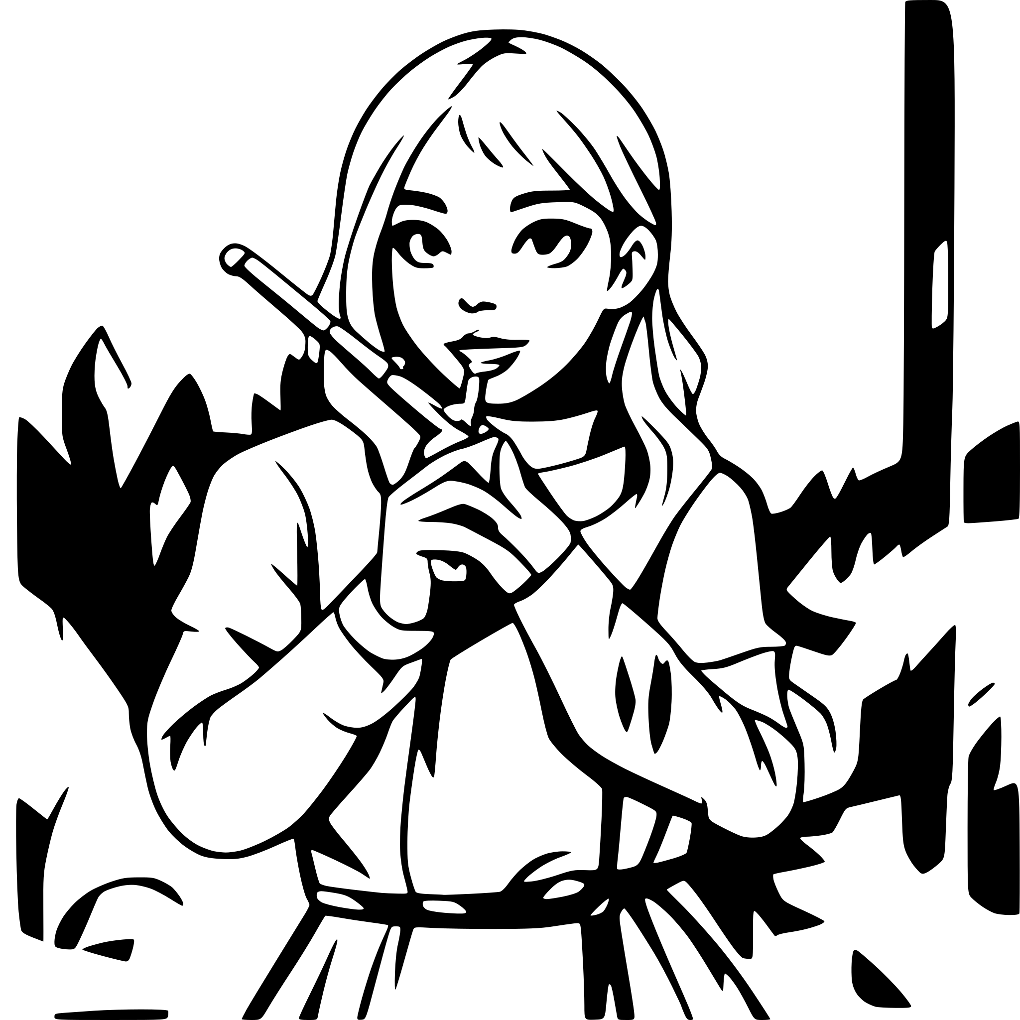 AI-generated SVG of 'person playing flute'