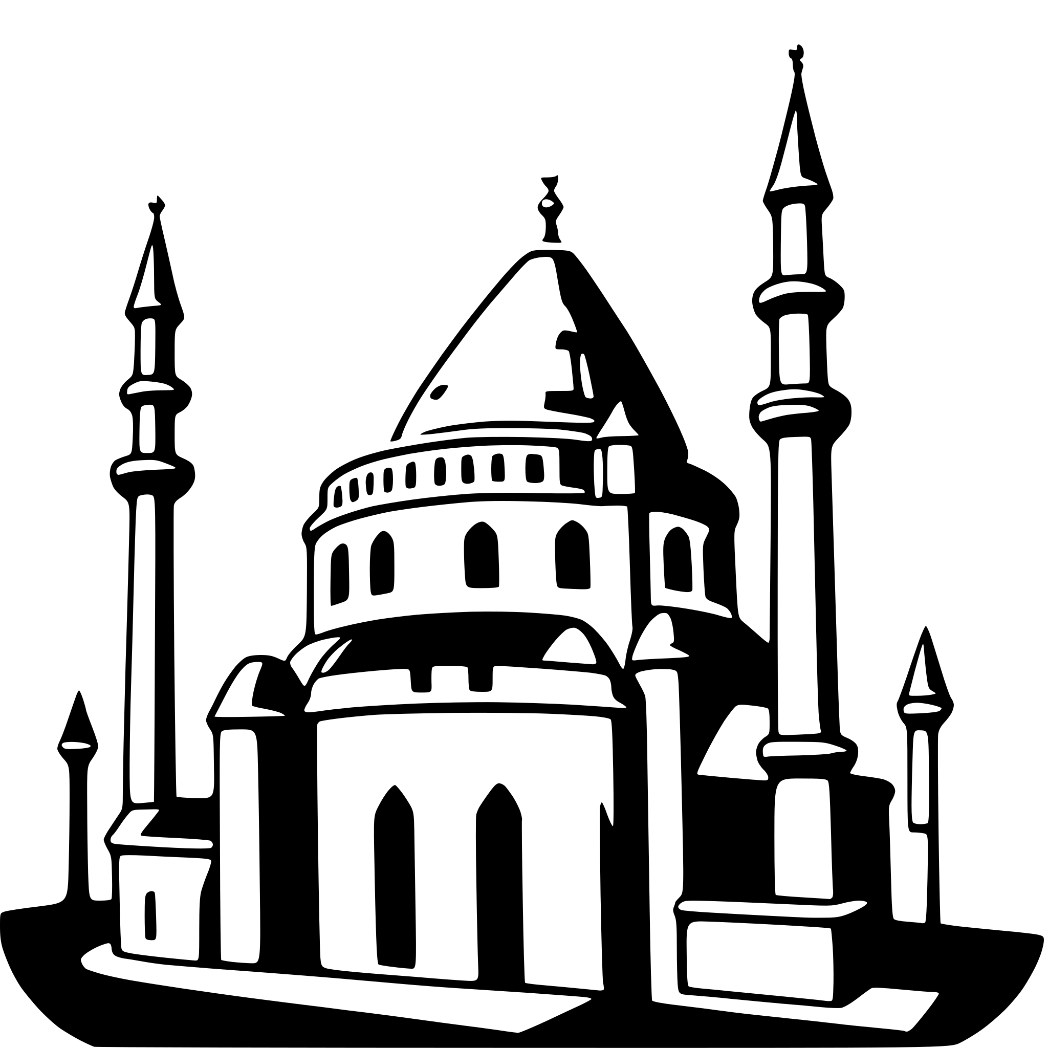 AI-generated SVG of 'sultan ahmed mosque'