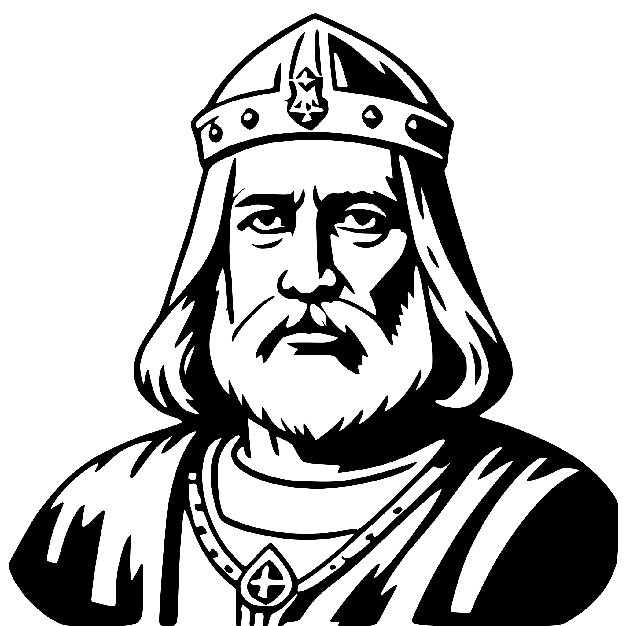 AI-generated SVG of 'charlemagne'