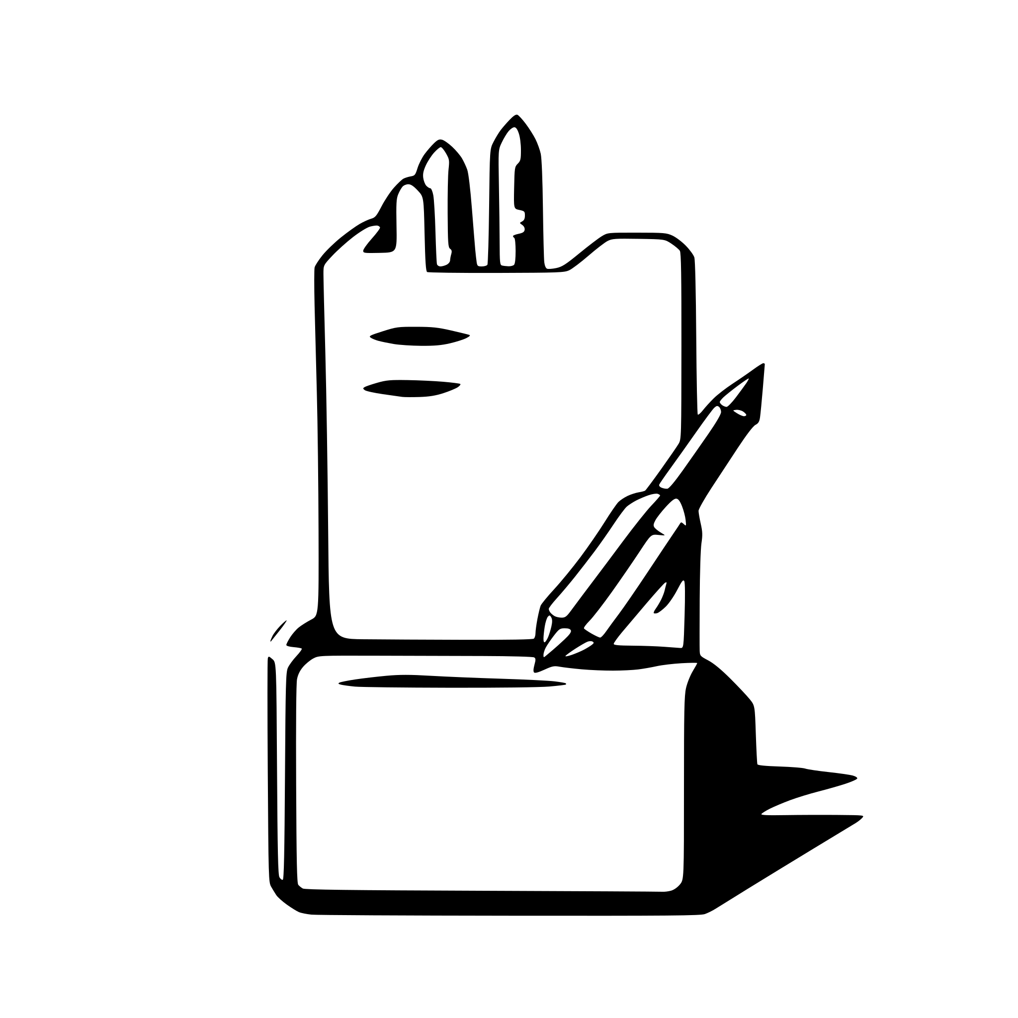 AI-generated SVG of 'Hand writing'