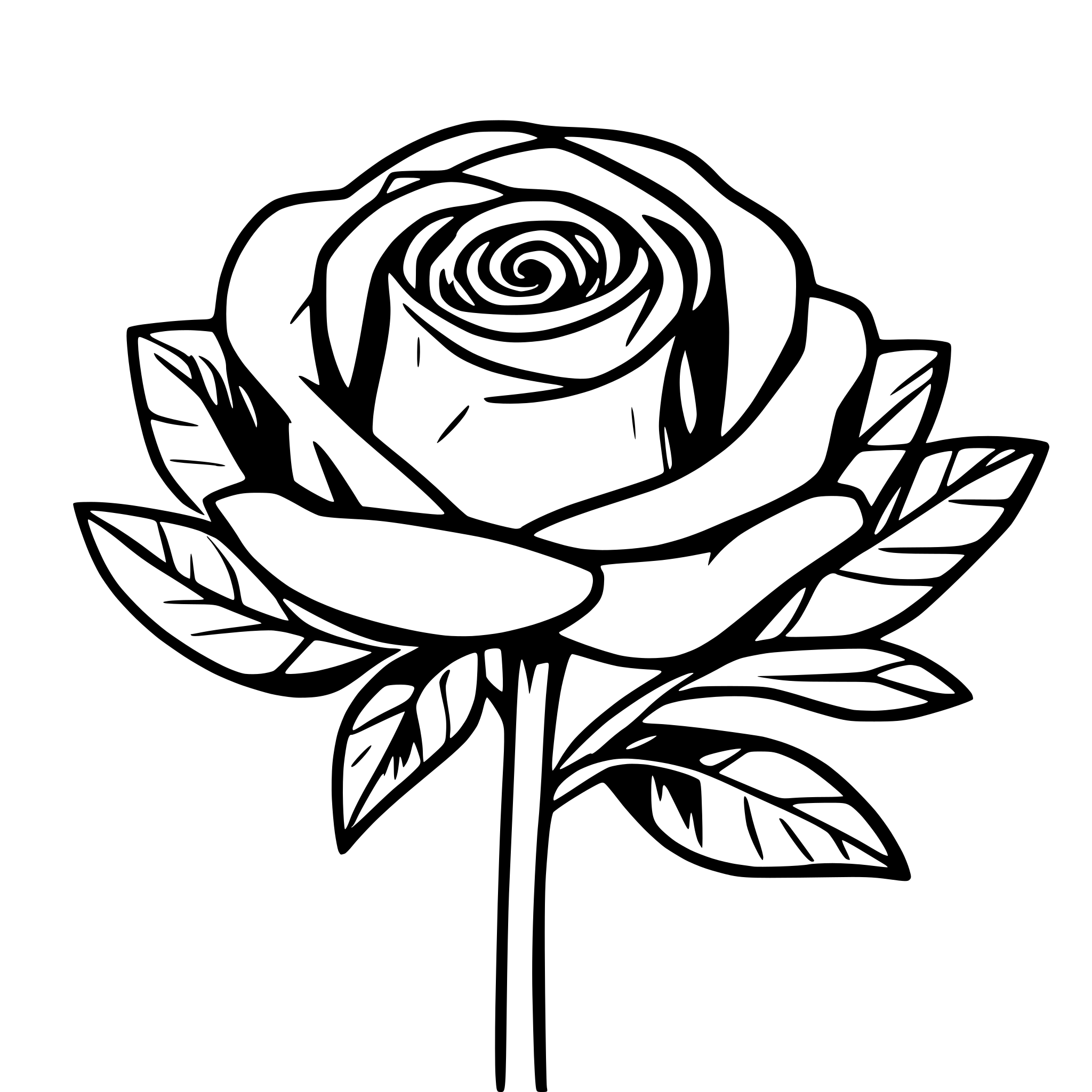AI-generated SVG of a Rose bouquet, no background