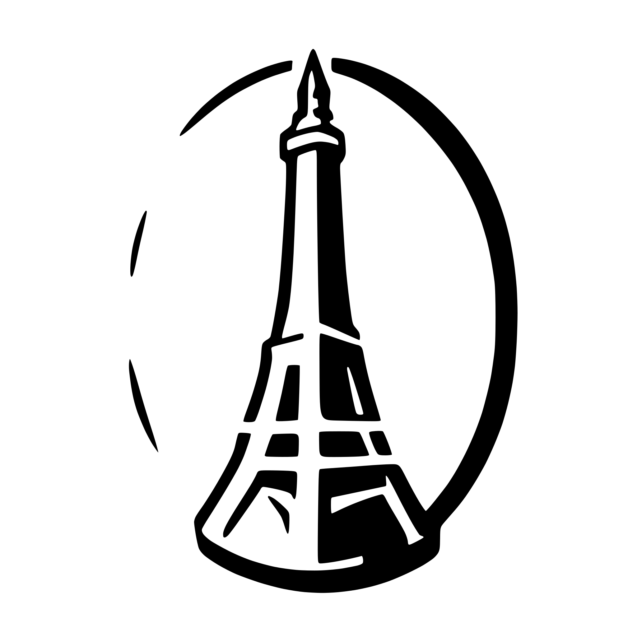 AI-generated SVG of a eiffel tower map icon