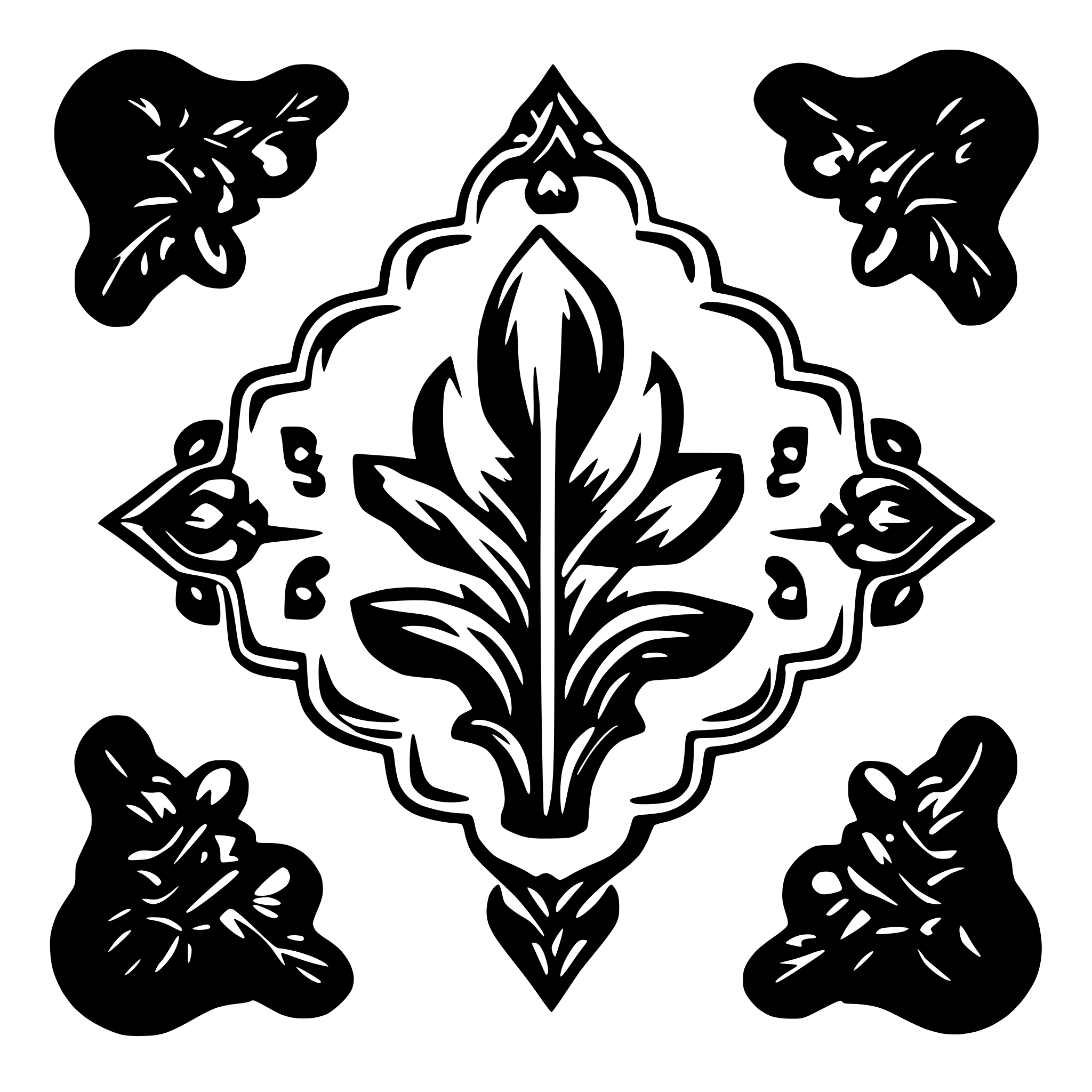 AI-generated SVG of a luxury wallpaper