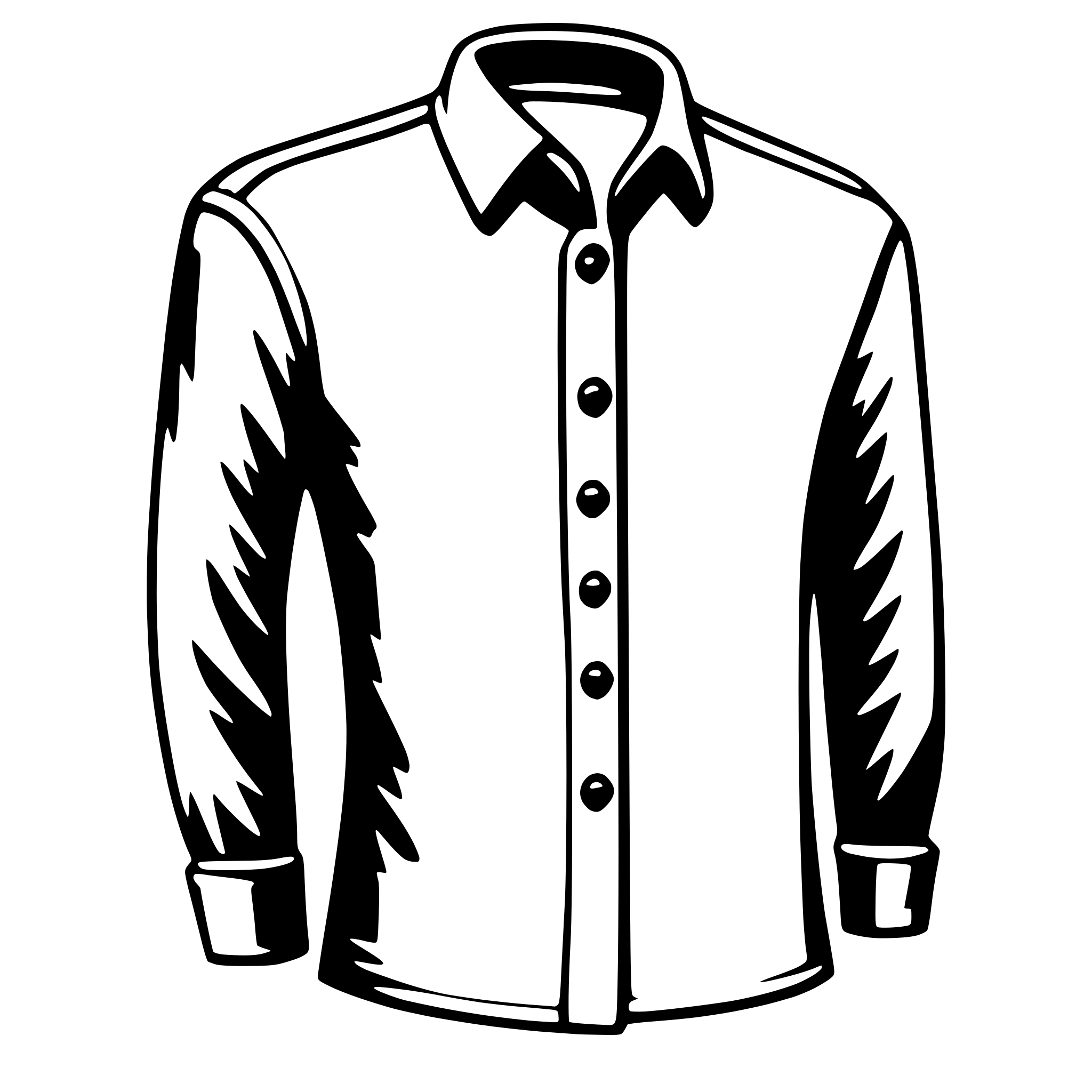 AI-generated SVG of 'shirt'