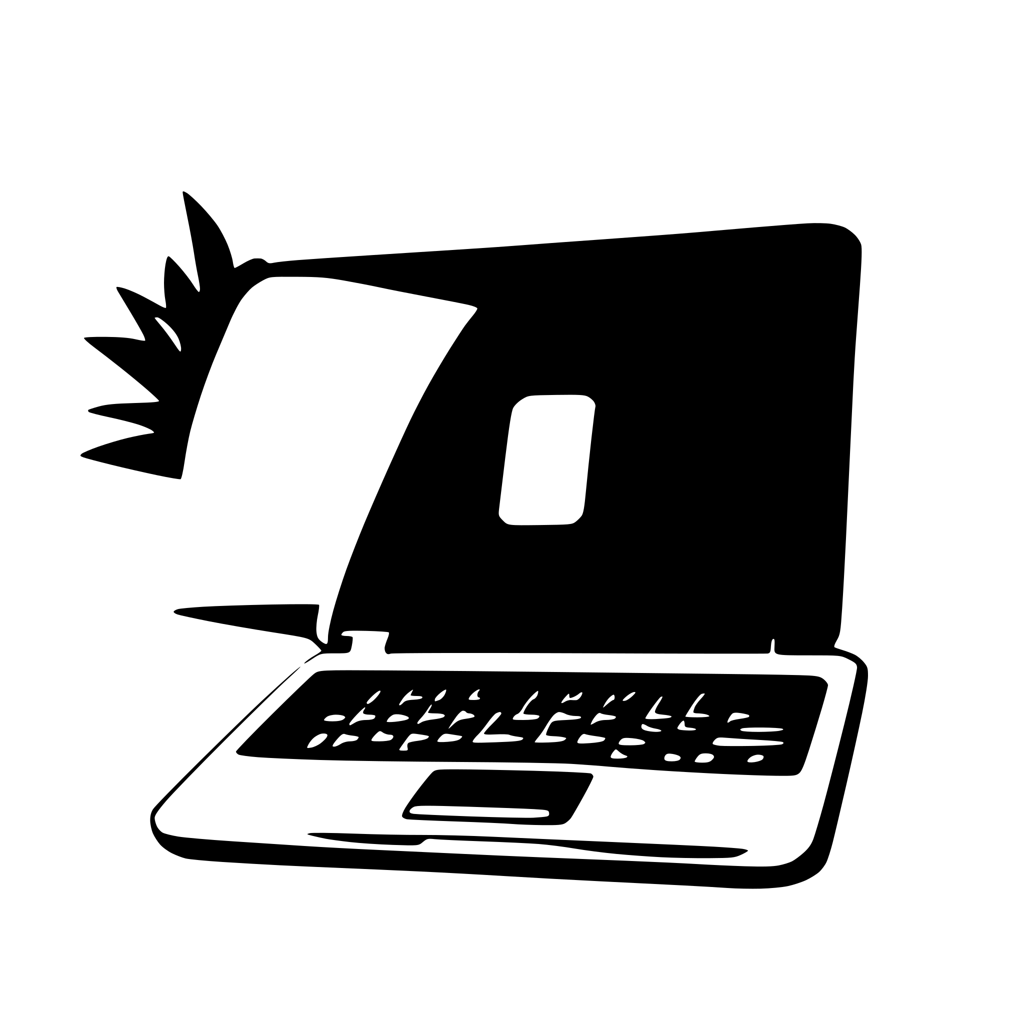 AI-generated SVG of a laptop