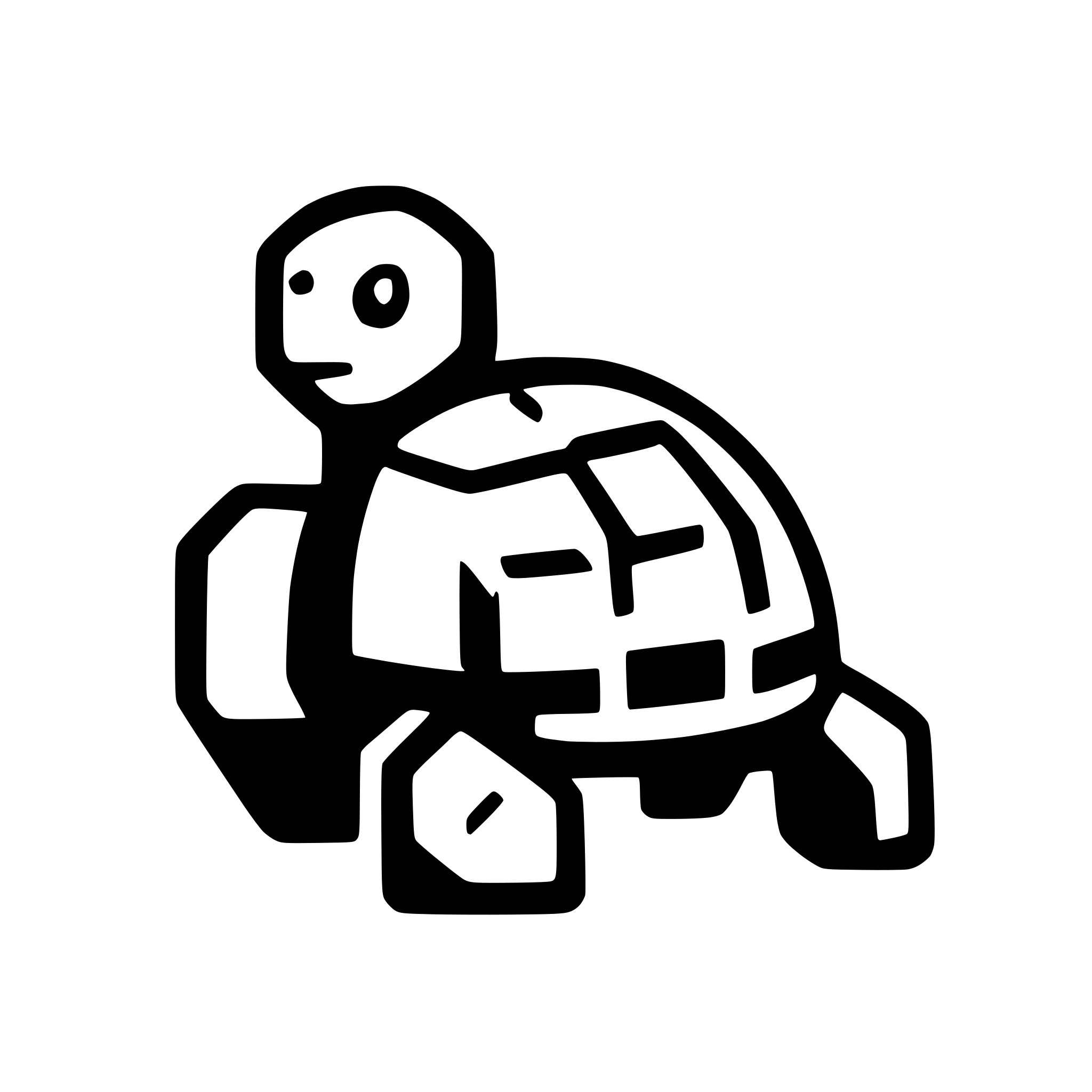 AI-generated SVG of a pixel art turtle