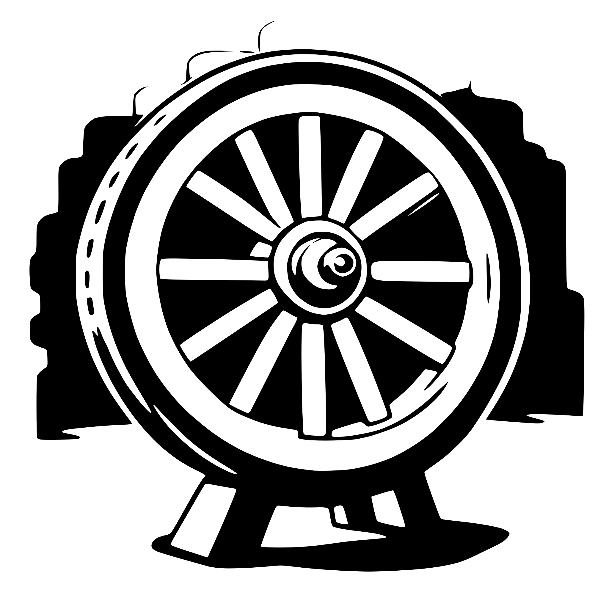 AI-generated SVG of 'wheel'