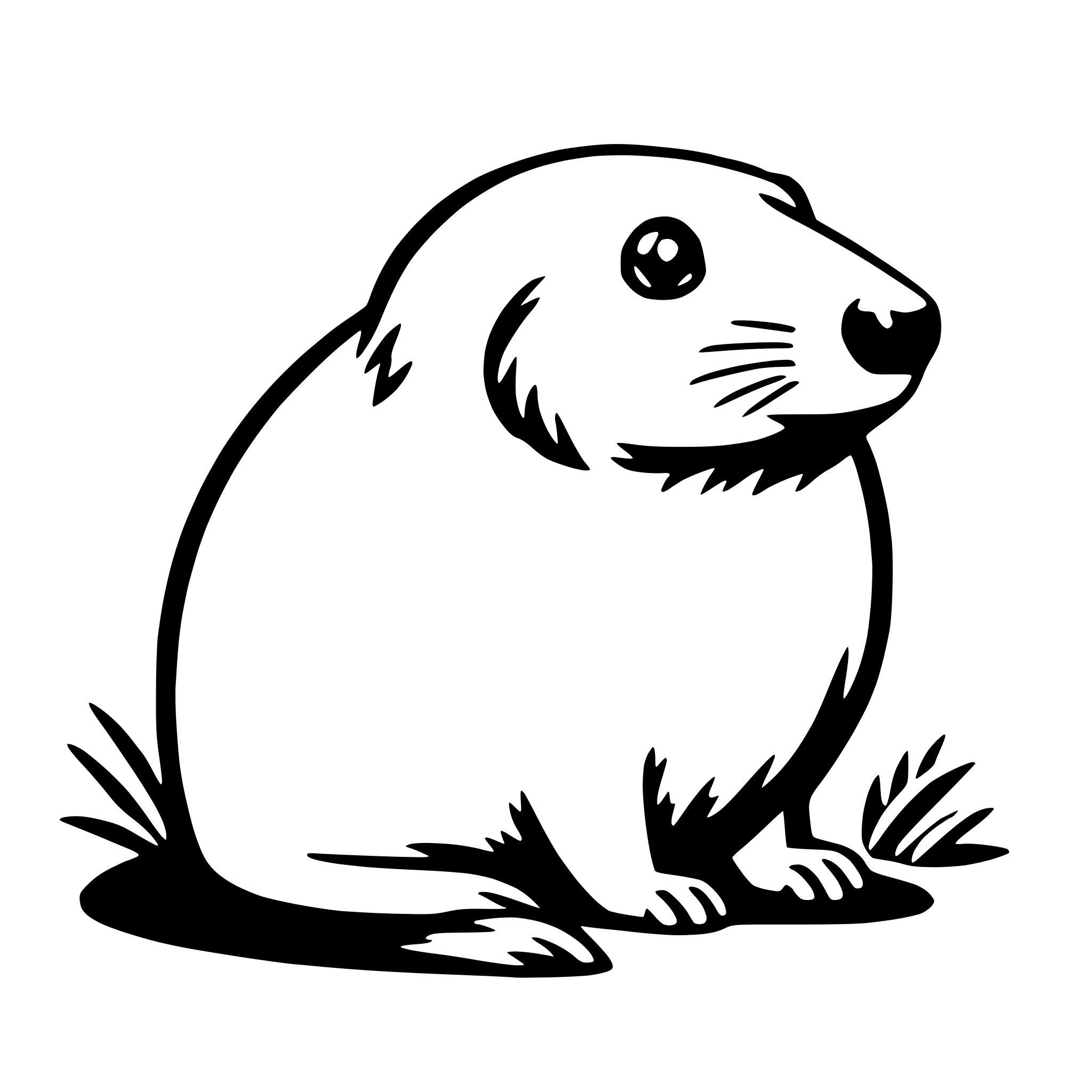 AI-generated SVG of 'lemming'
