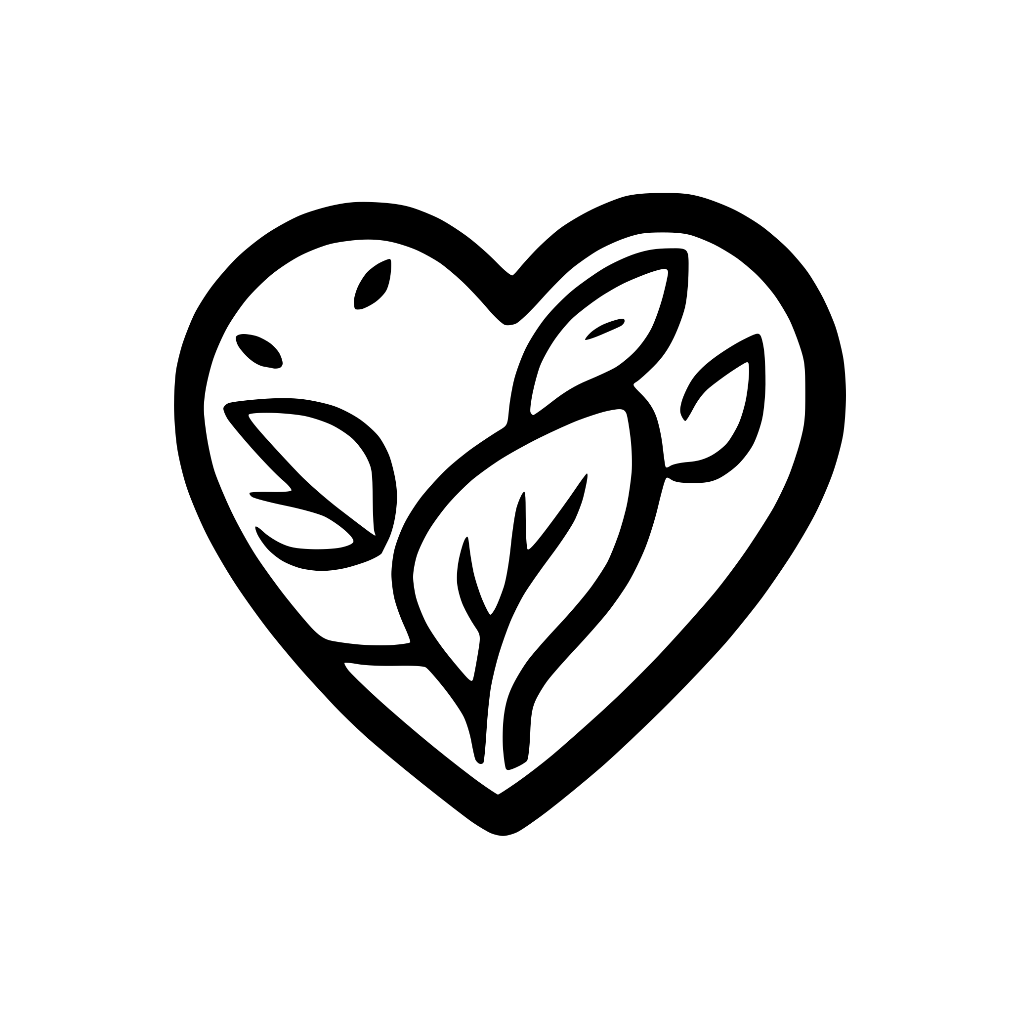 AI-generated SVG of a heart