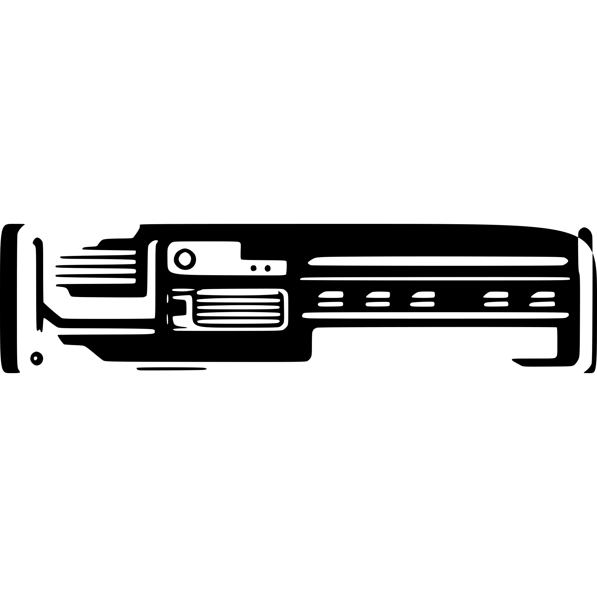 AI-generated SVG of a Front panel image of uninterruptible power supply in 2U case.
