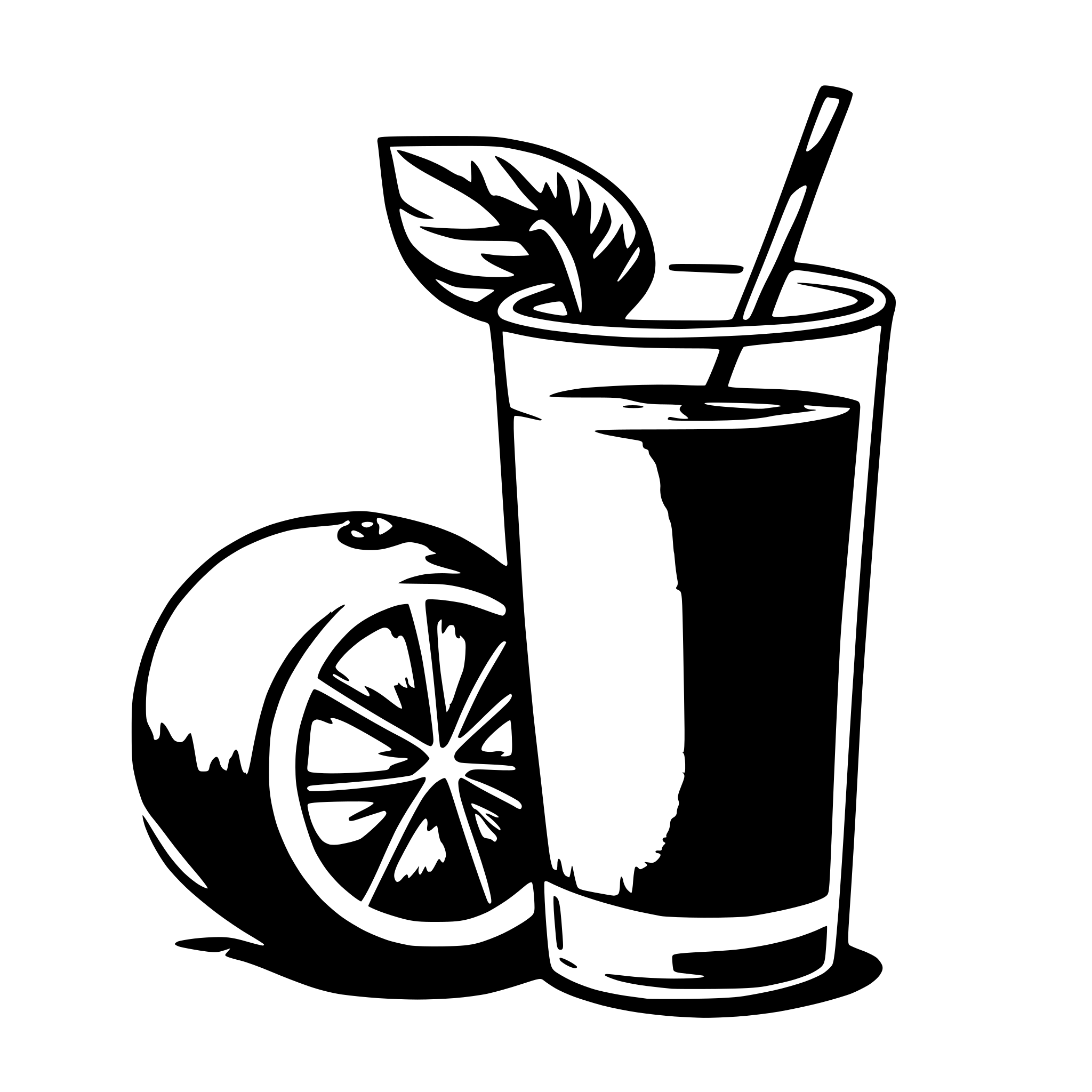 AI-generated SVG of a Pink lemonade