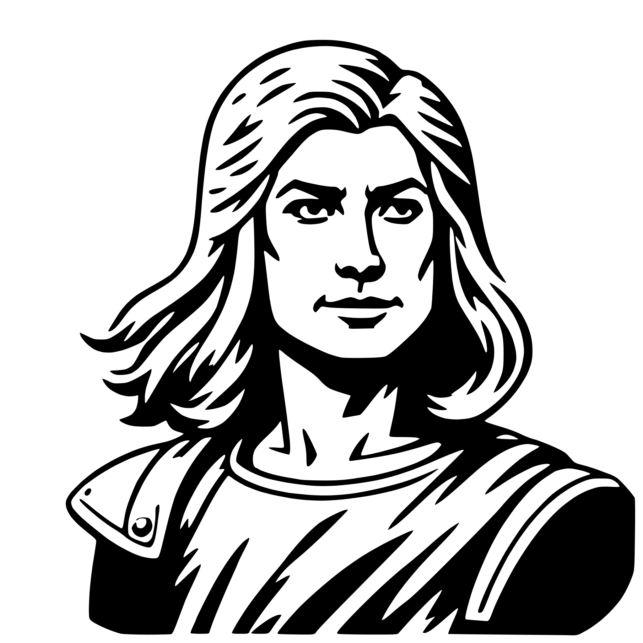AI-generated SVG of 'thor'