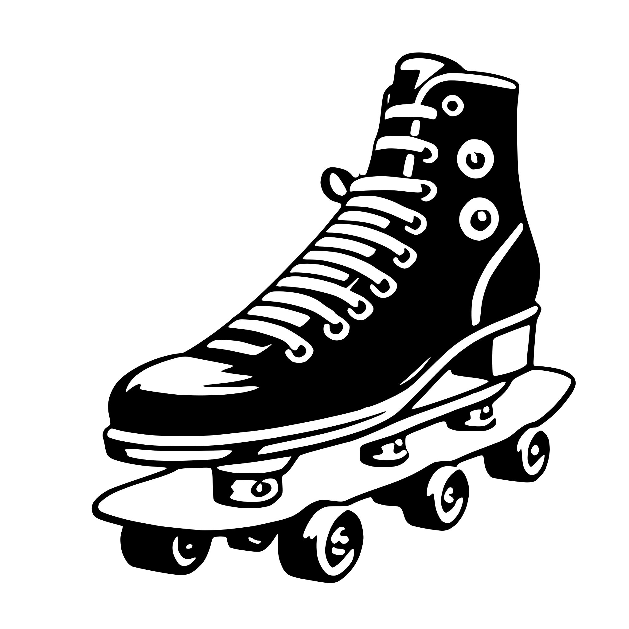 AI-generated SVG of 'skate'