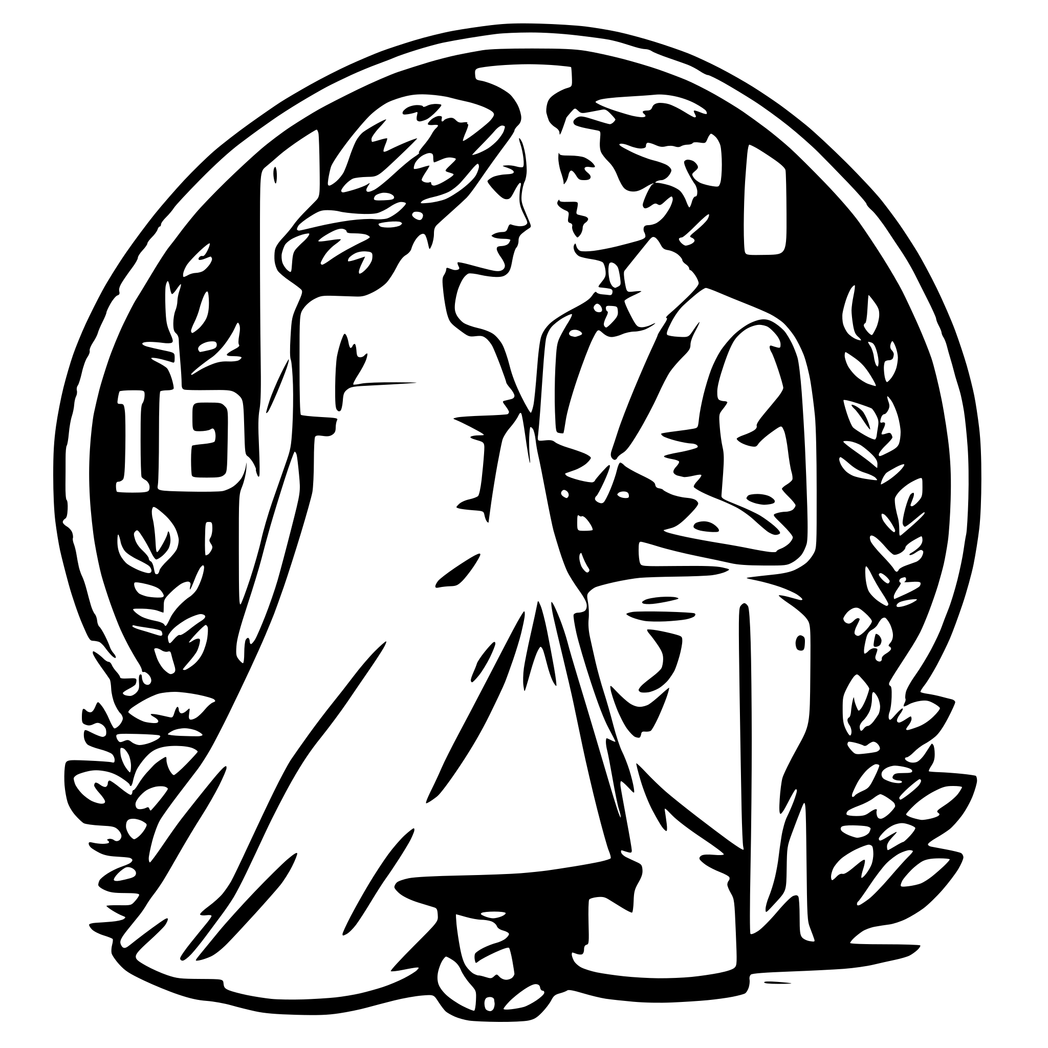 AI-generated SVG of a Wedding fonts