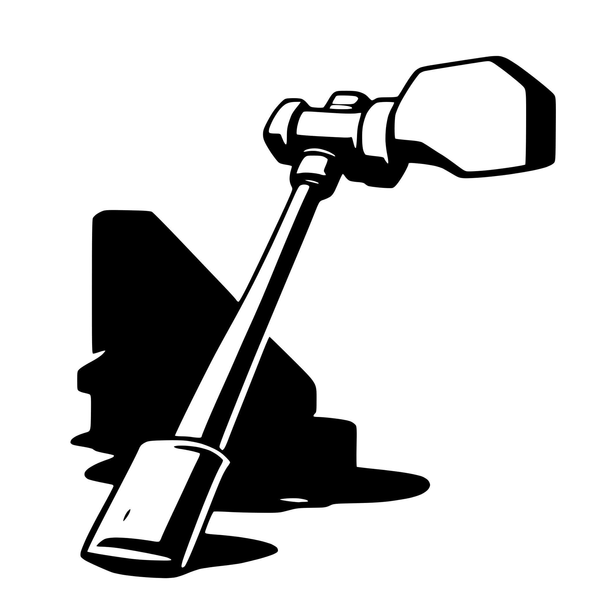 AI-generated SVG of a hammer