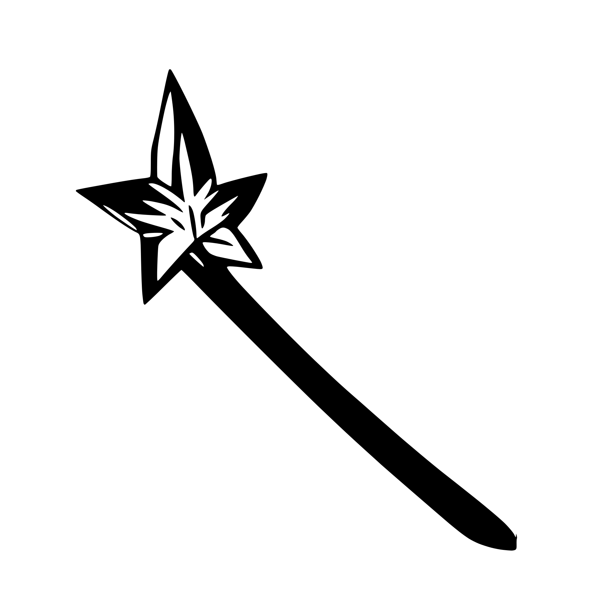 AI-generated SVG of a sword