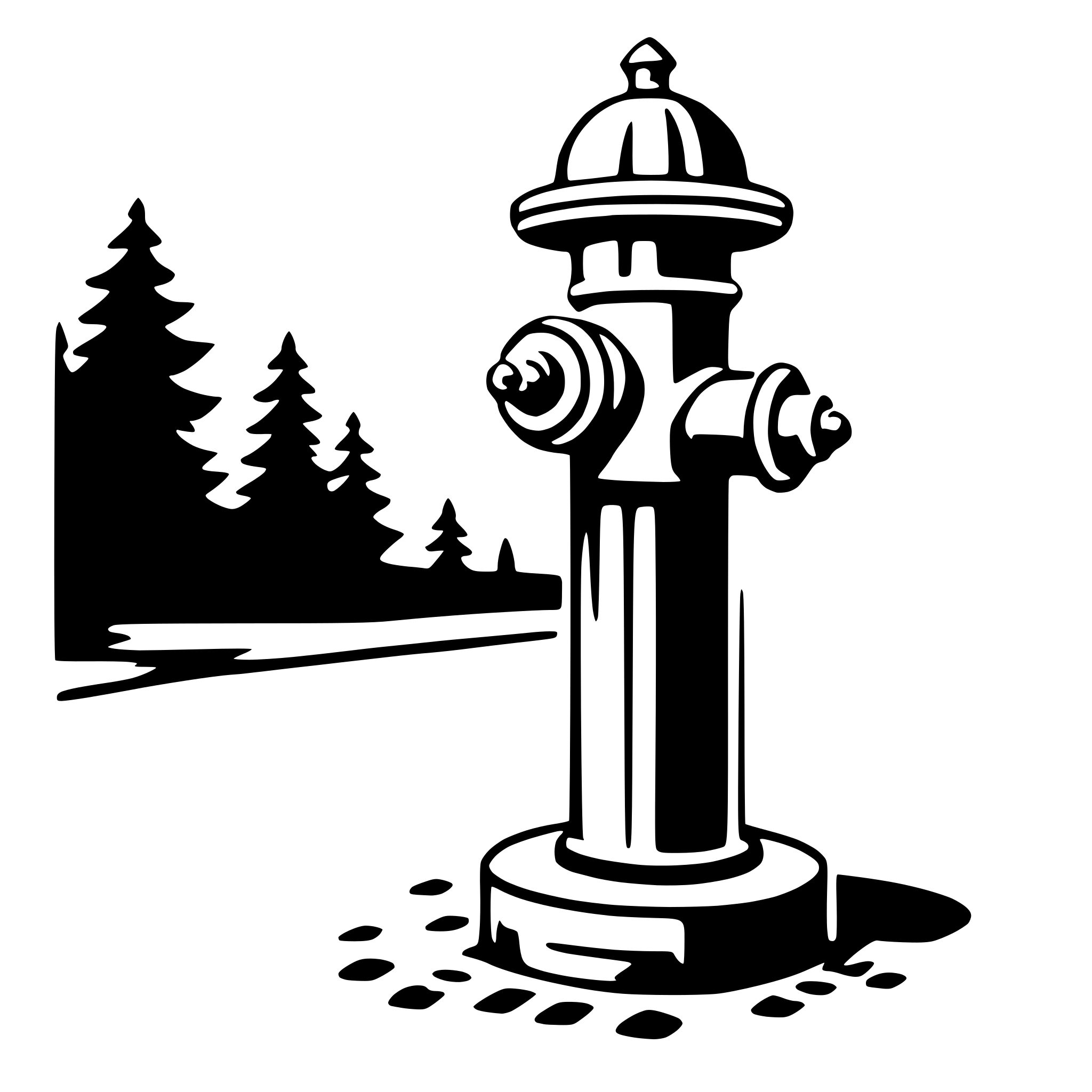 AI-generated SVG of a hydrant