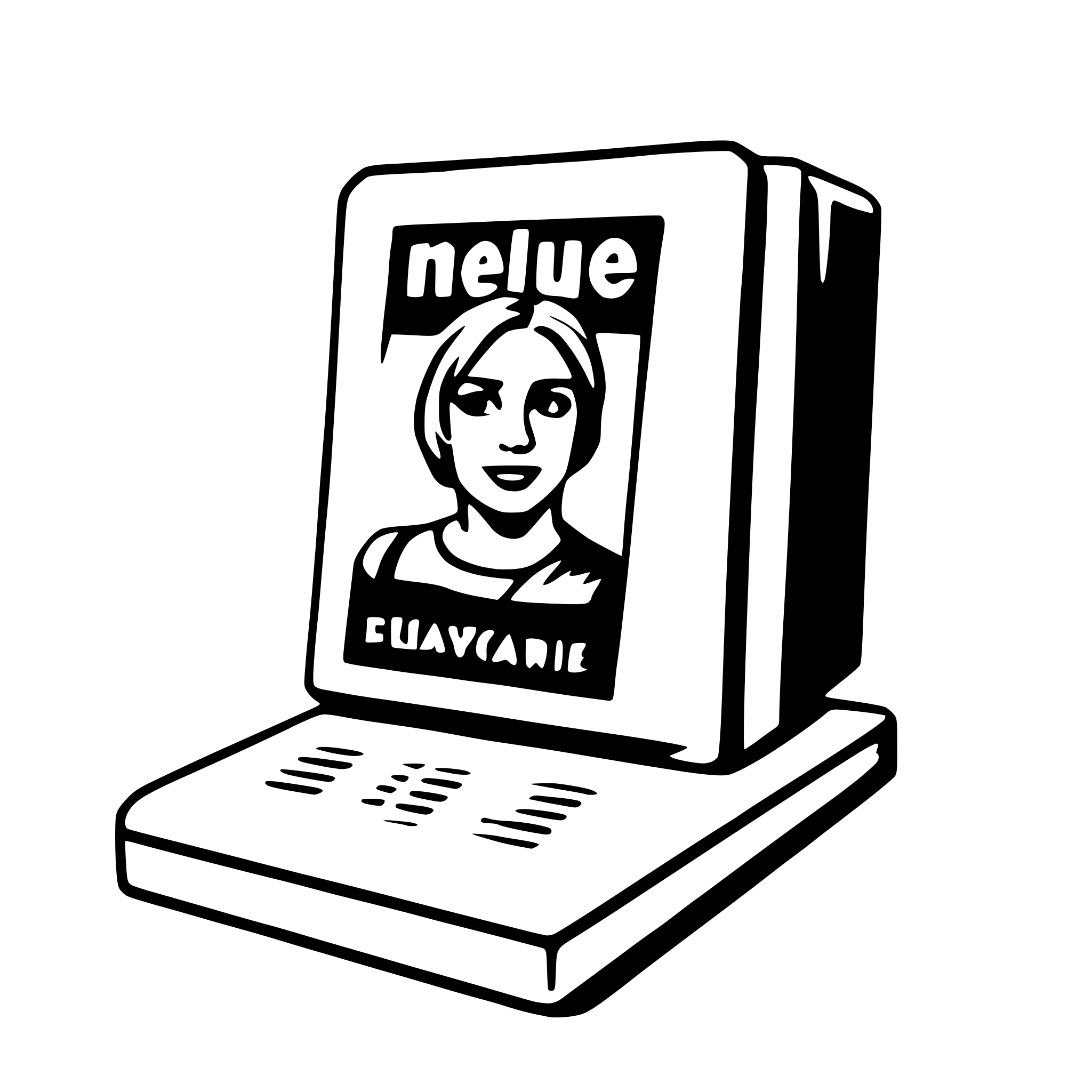 AI-generated SVG of a magazine