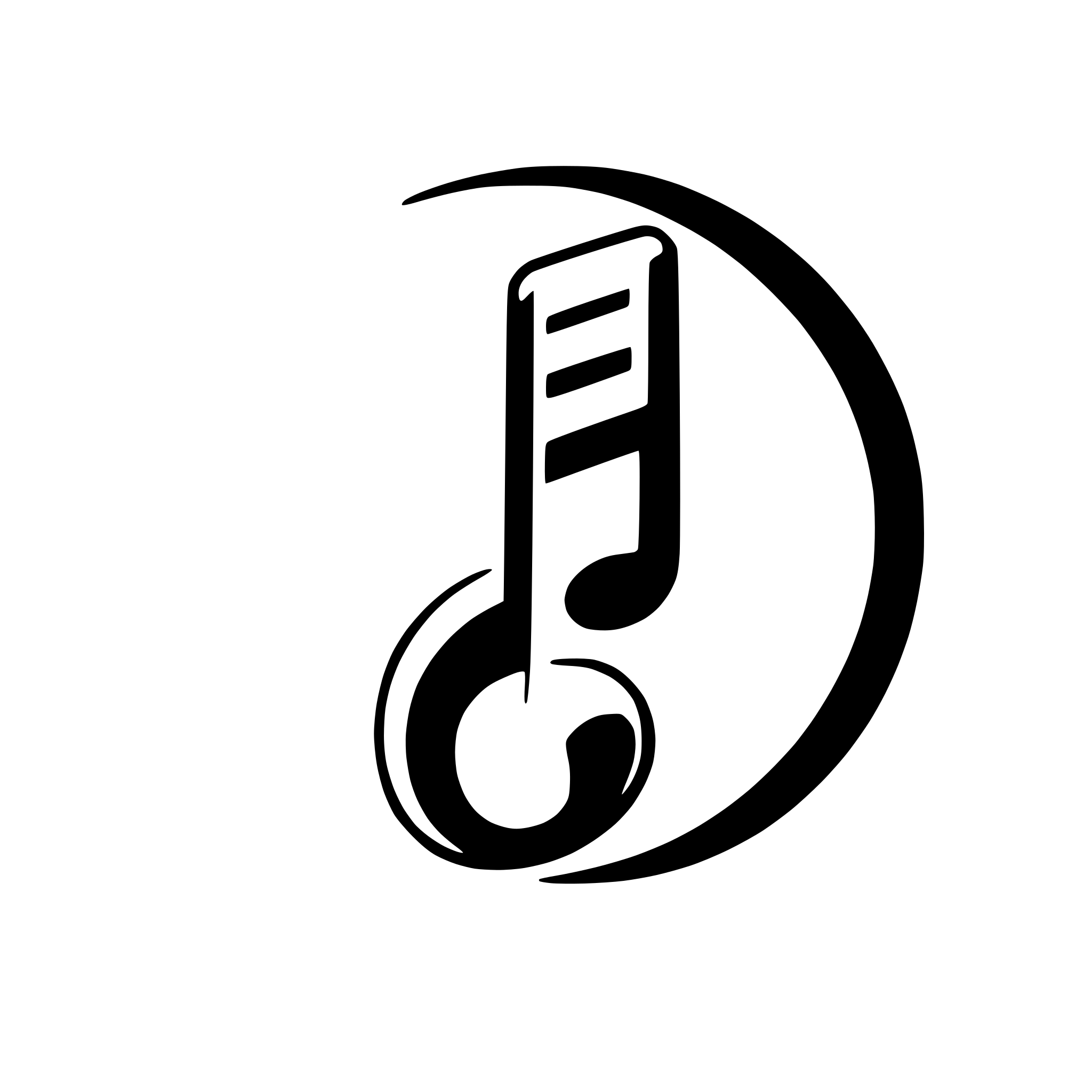 AI-generated SVG of a minimalizm music note icon