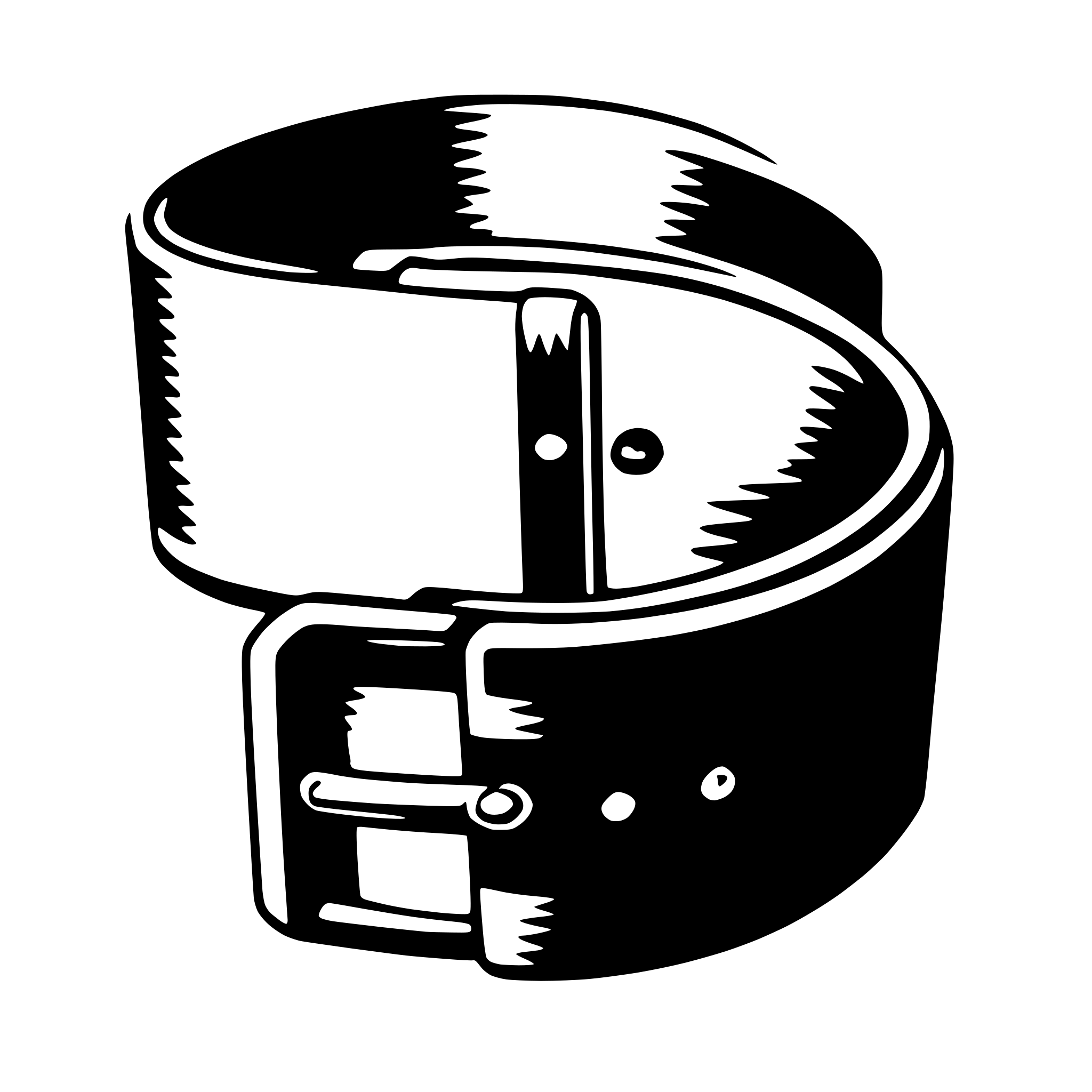 AI-generated SVG of 'belt'