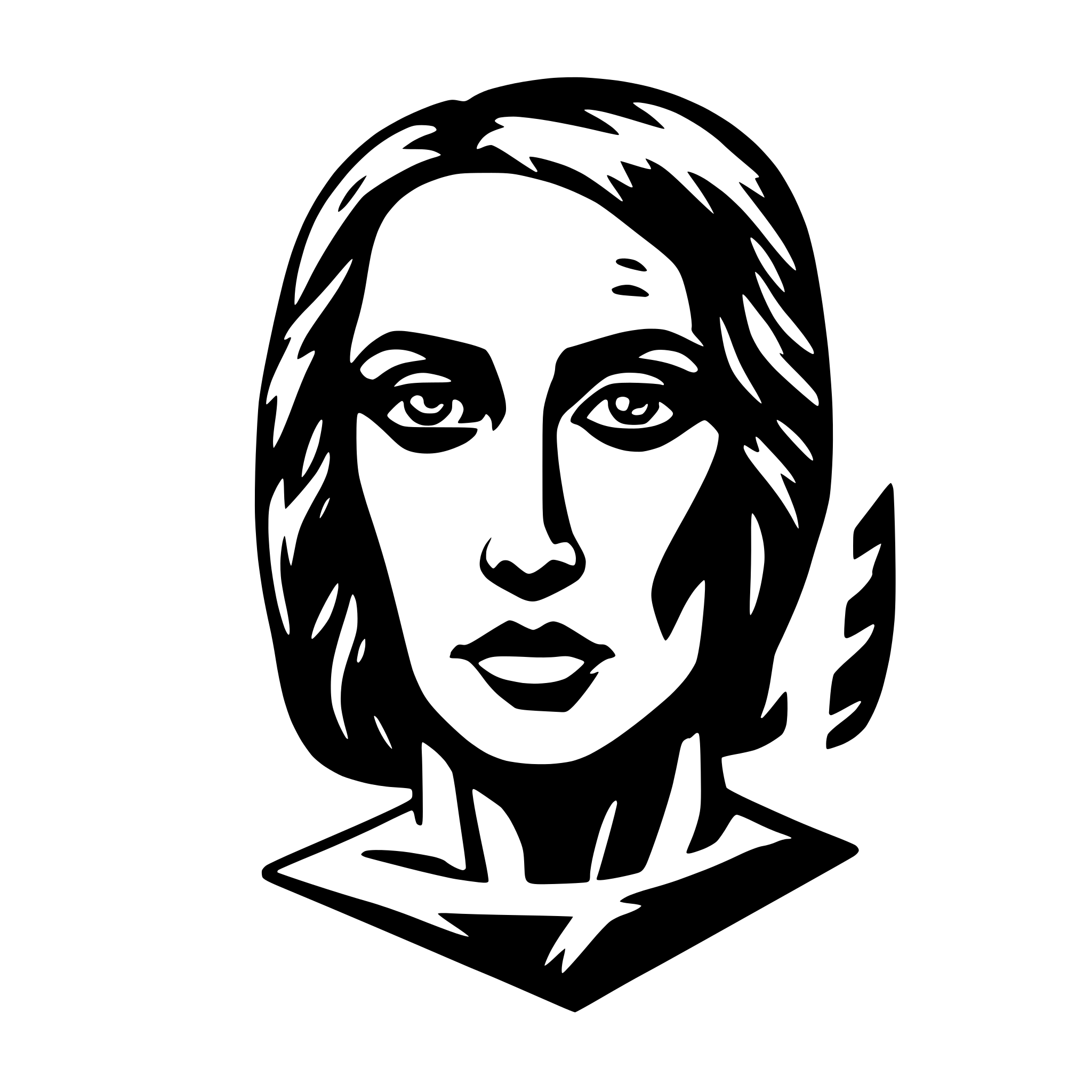 AI-generated SVG of a biometric