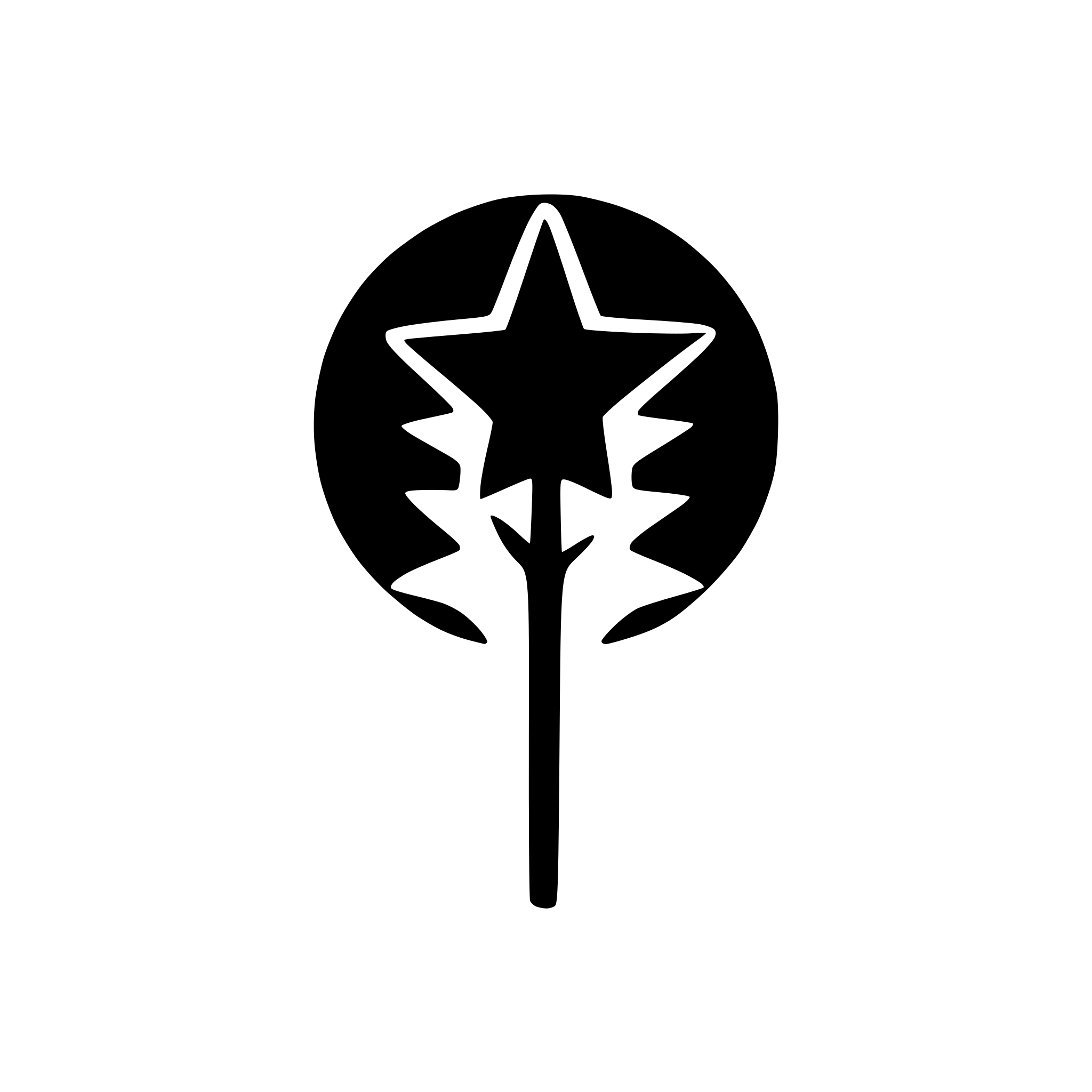 AI-generated SVG of a star