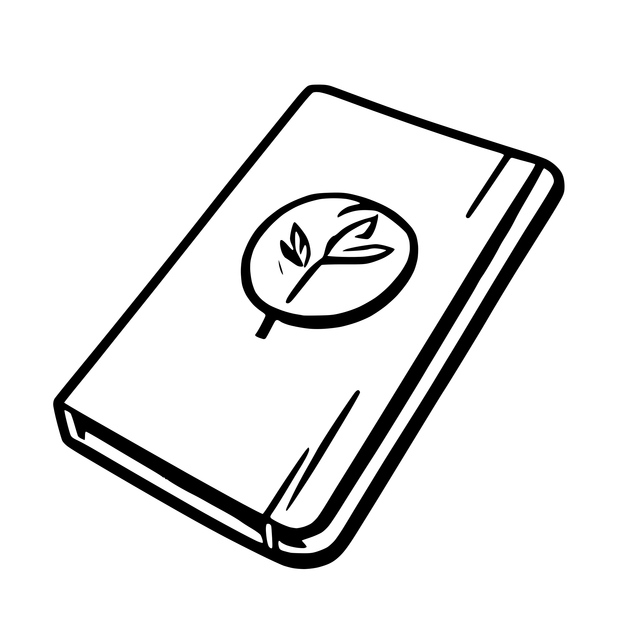 AI-generated SVG of 'perspective view of blueprint journal'