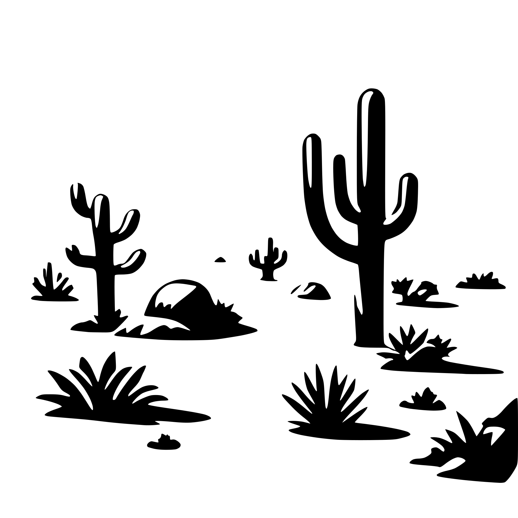 AI-generated SVG of 'desert ecosystem'