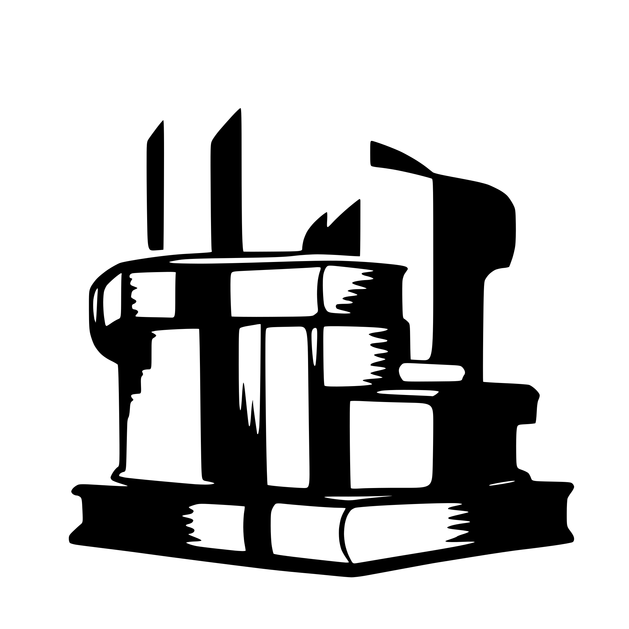 AI-generated SVG of a books