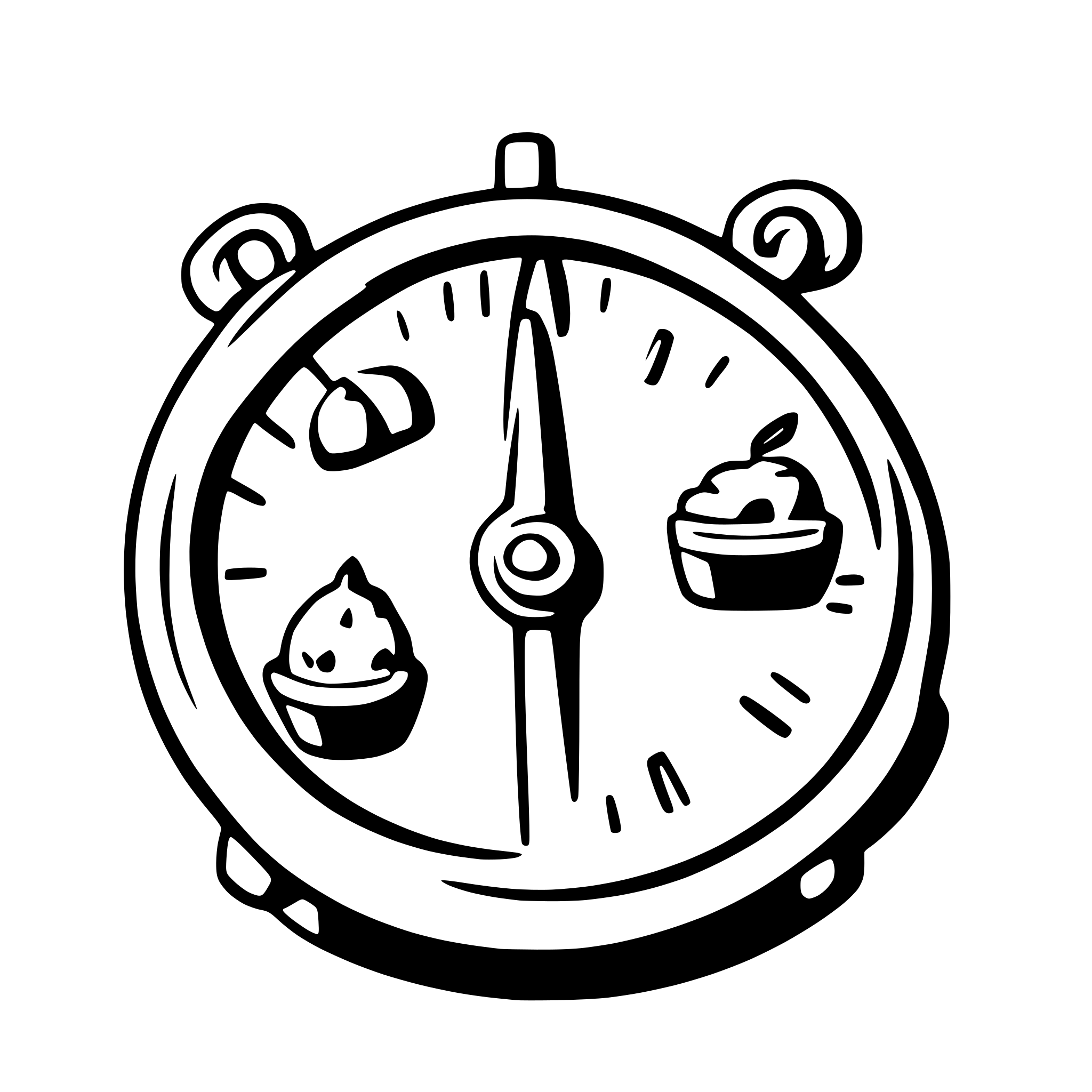 AI-generated SVG of a cartoon weight scale