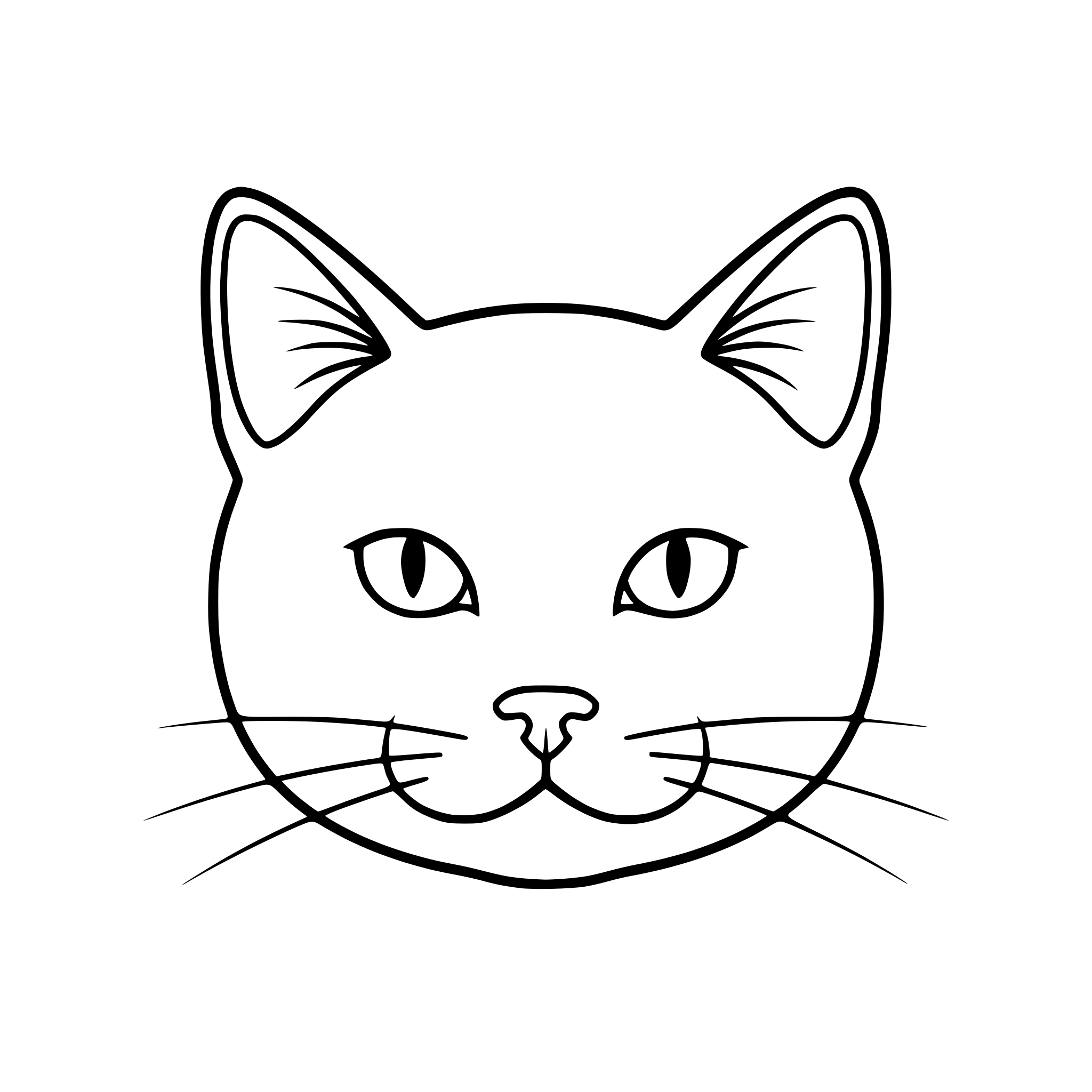 AI-generated SVG of a cat