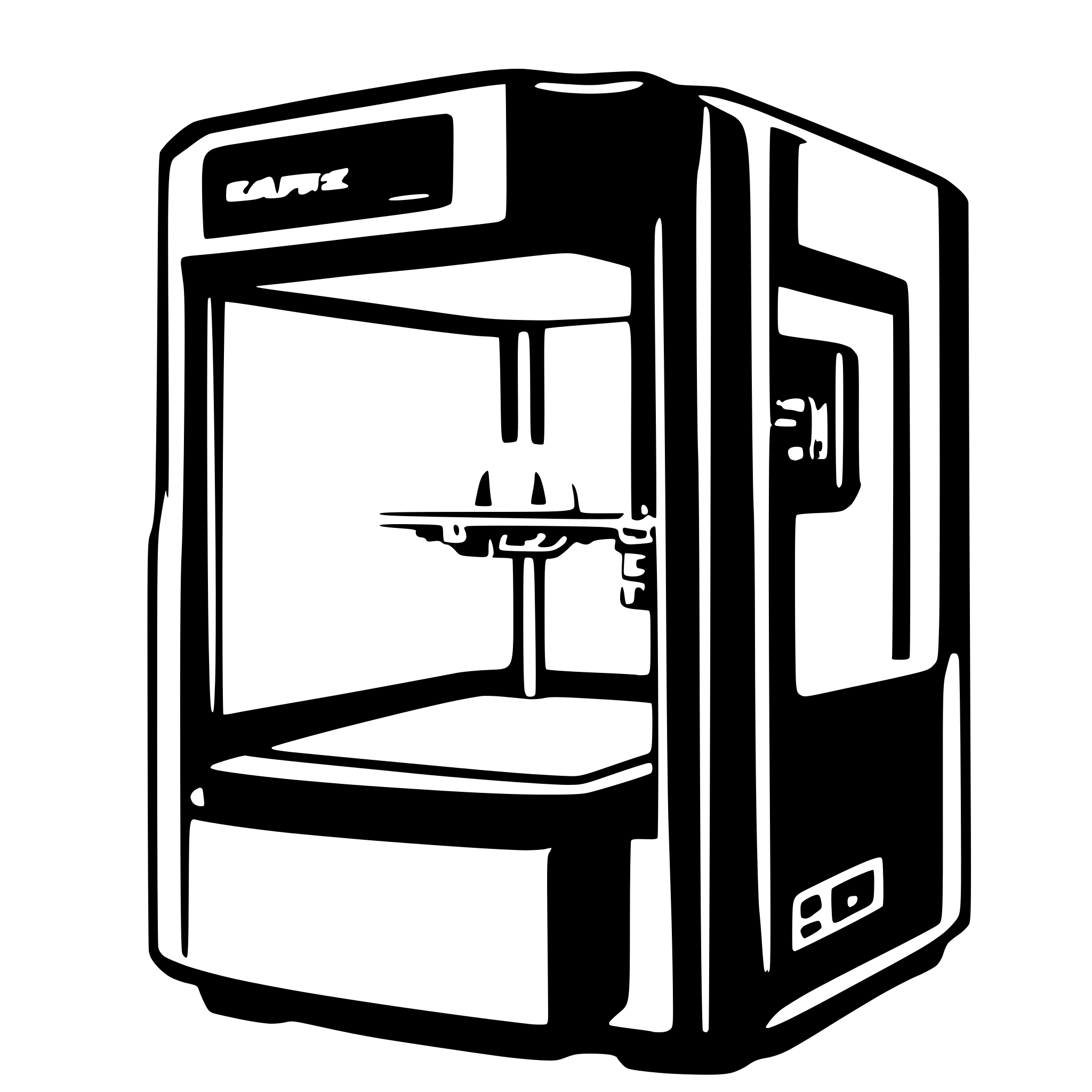 AI-generated SVG of a 3d printer
