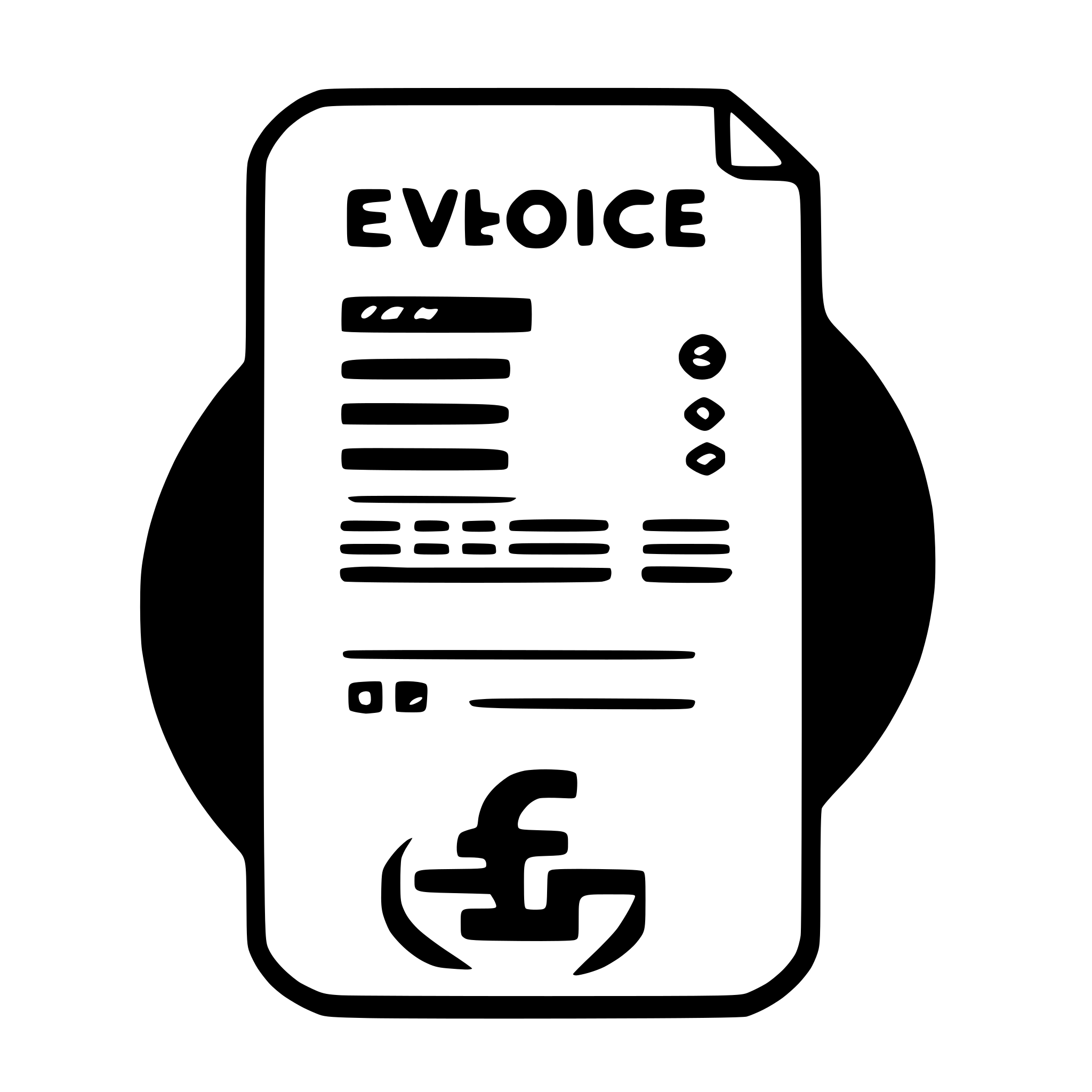 AI-generated SVG of a e invoice