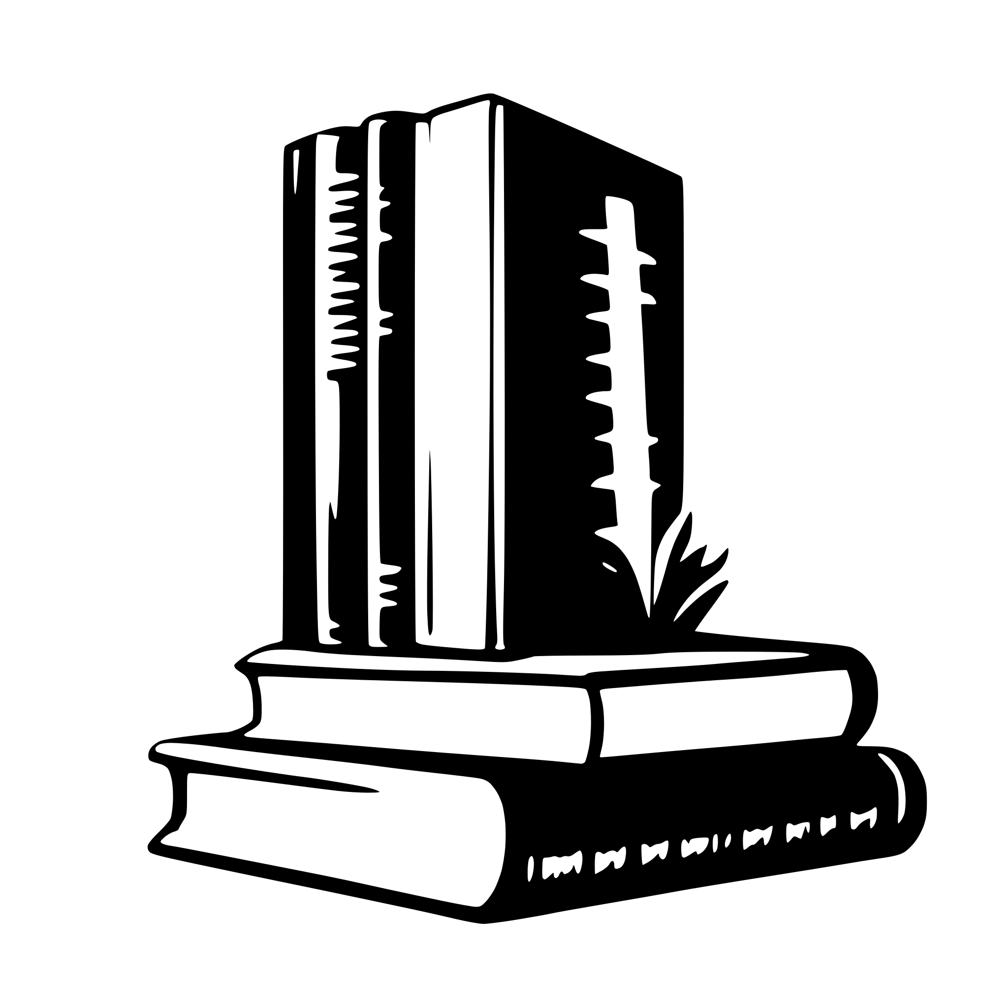 AI-generated SVG of 'book spine'