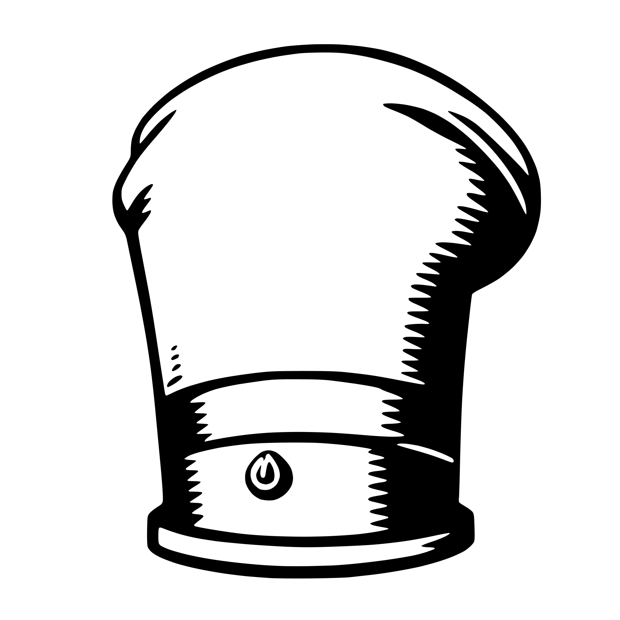 AI-generated SVG of a chef hat