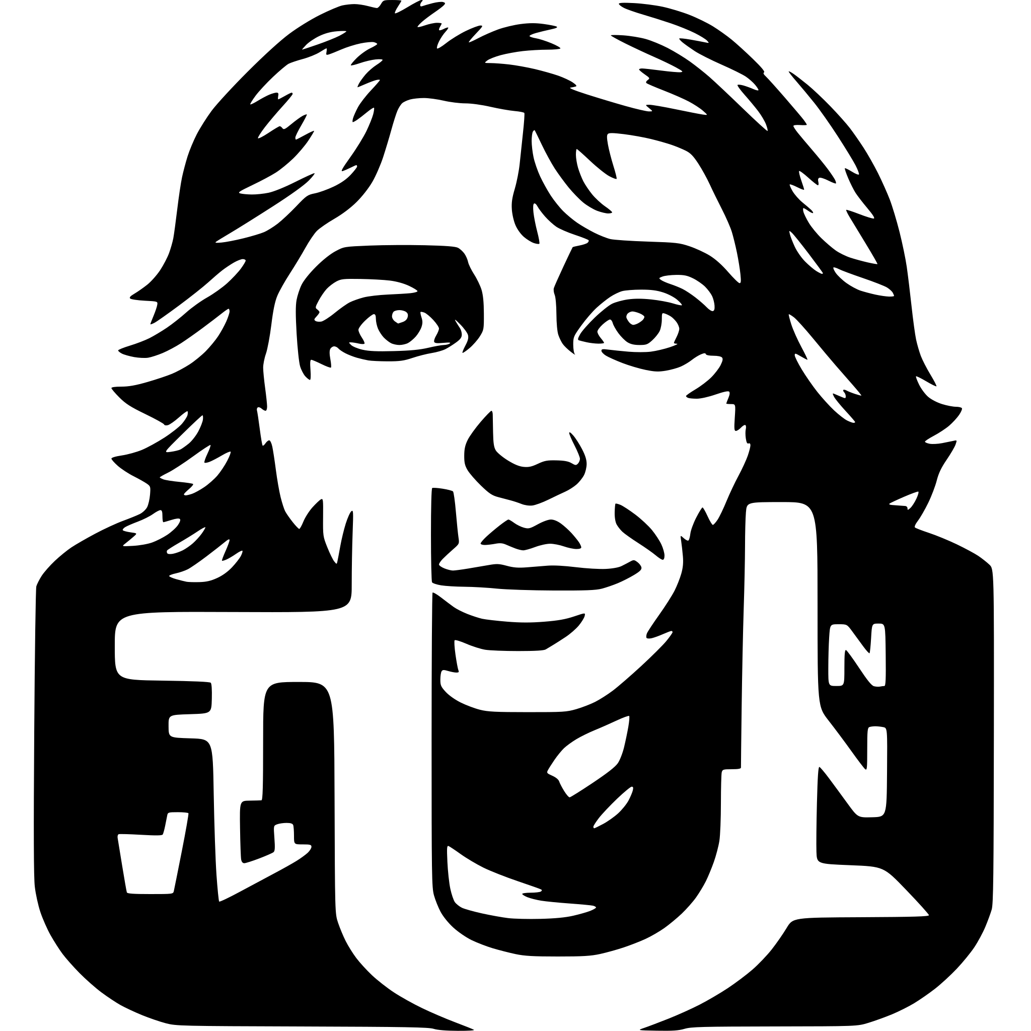 AI-generated SVG of a the word jon