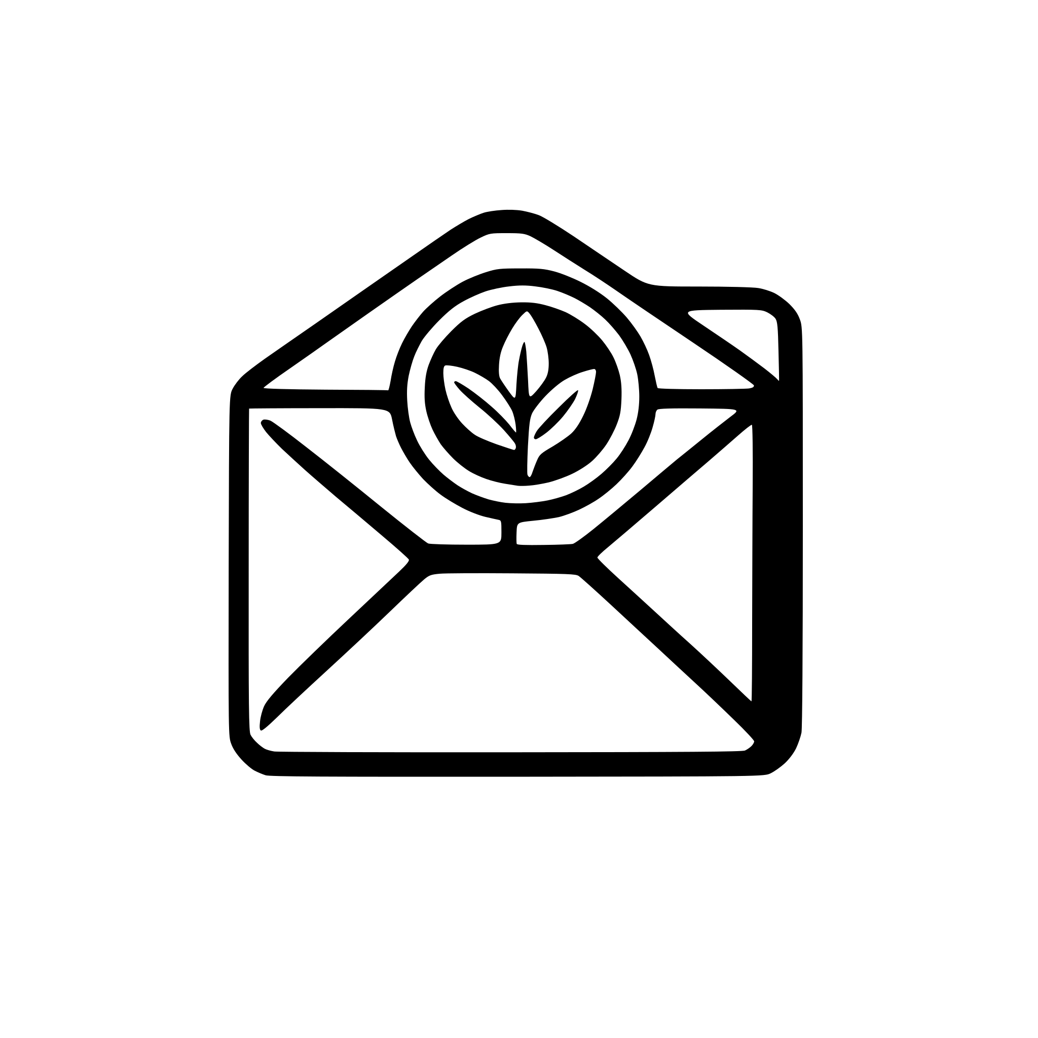 AI-generated SVG of 'envelope with wax seal'