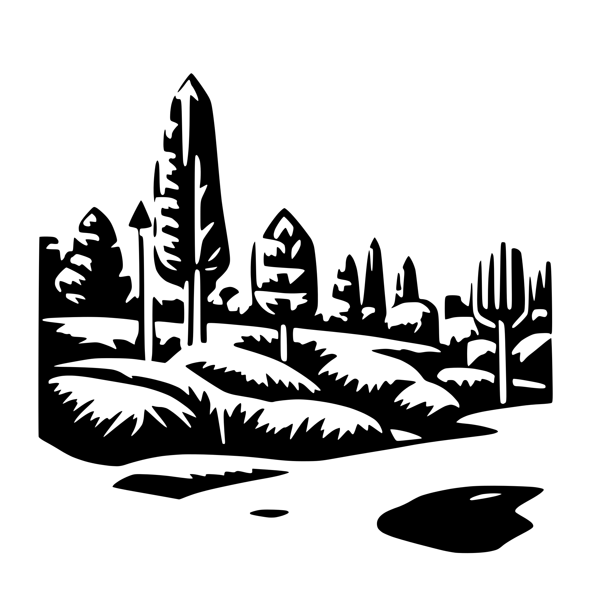 AI-generated SVG of 'Leparade print'